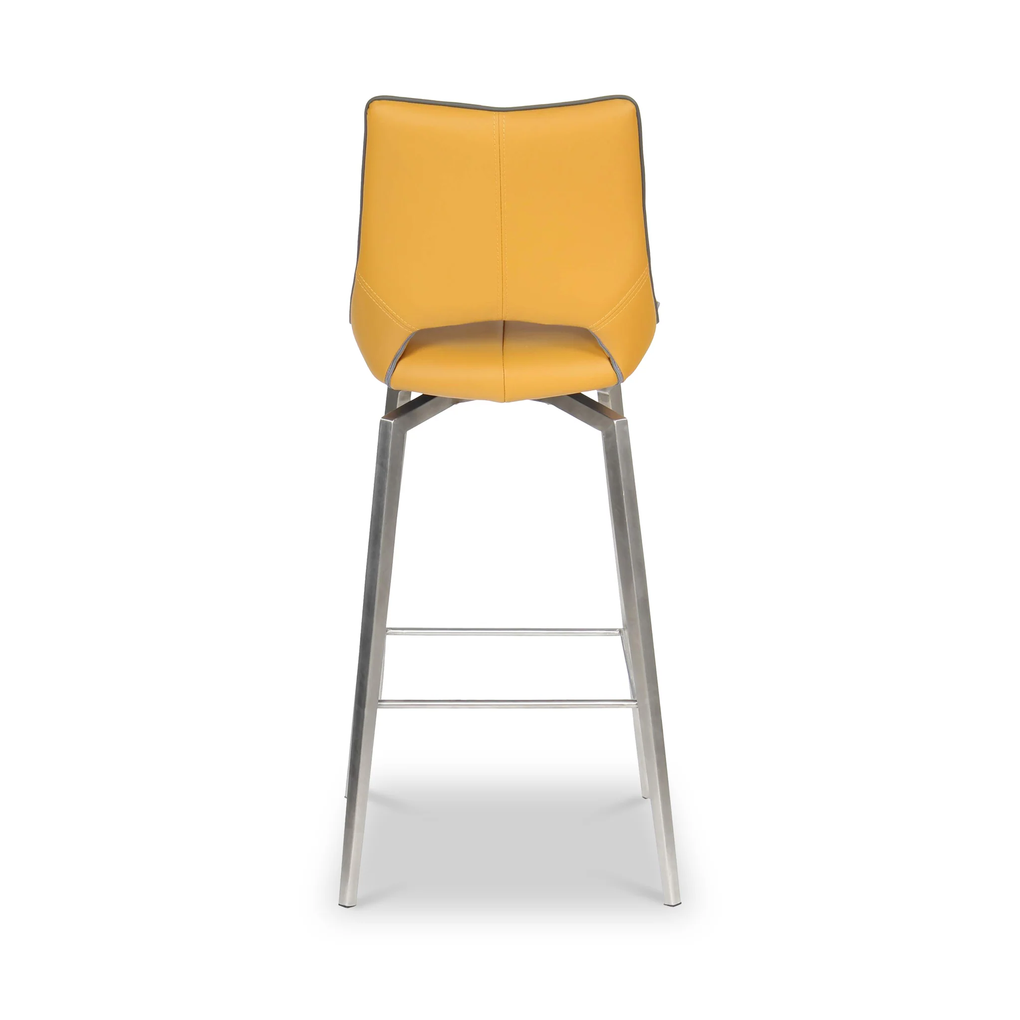 Ceri Self Returning Swivel Faux Leather Bar Stool - Image 14