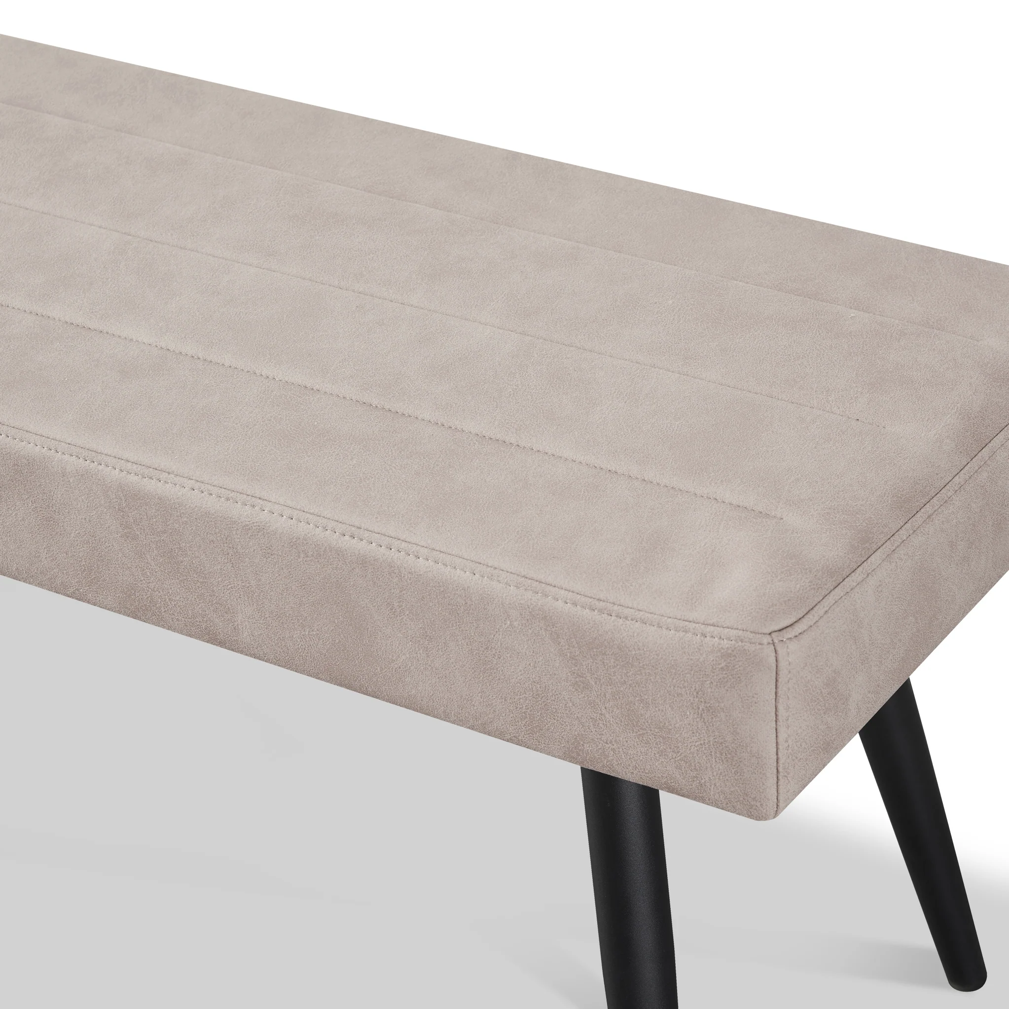 Chadwick Faux Leather Dining Bench - Image 3