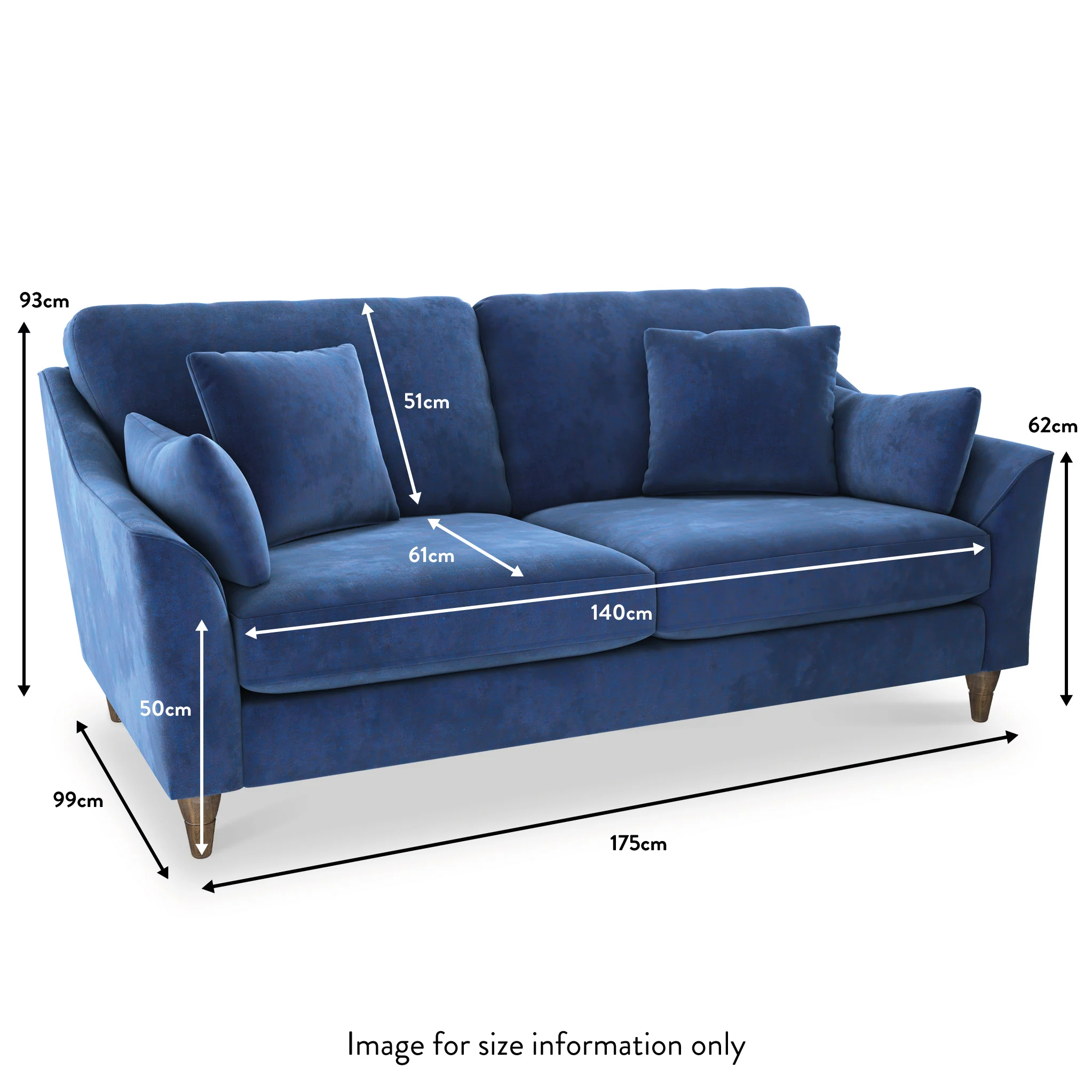 Charice 2 Seater Sofa - Image 12