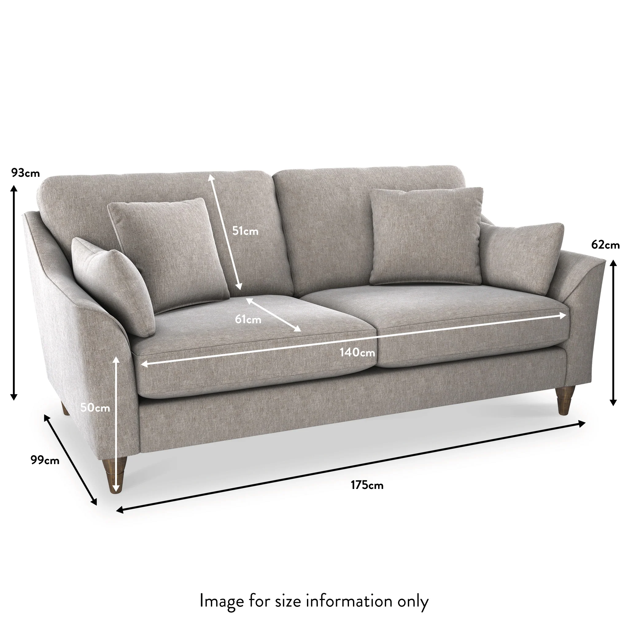 Charice 2 Seater Sofa - Image 34