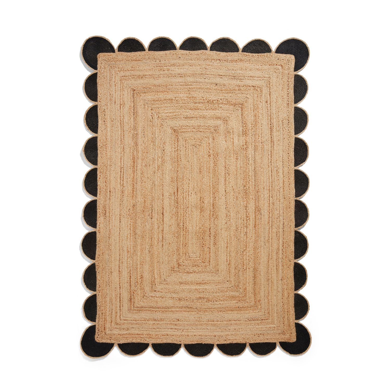 Chesney Jute Scalloped Edge Natural Rug - Image 10