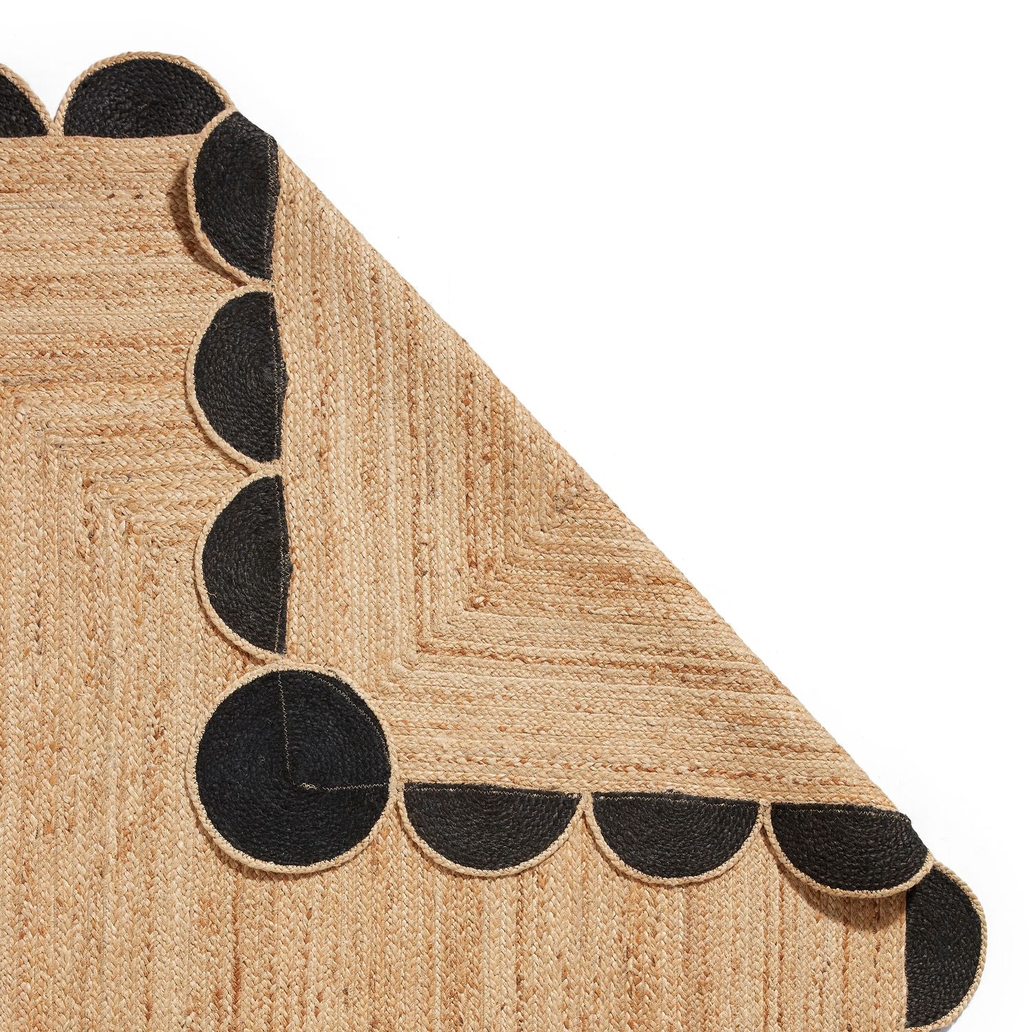 Chesney Jute Scalloped Edge Natural Rug - Image 13