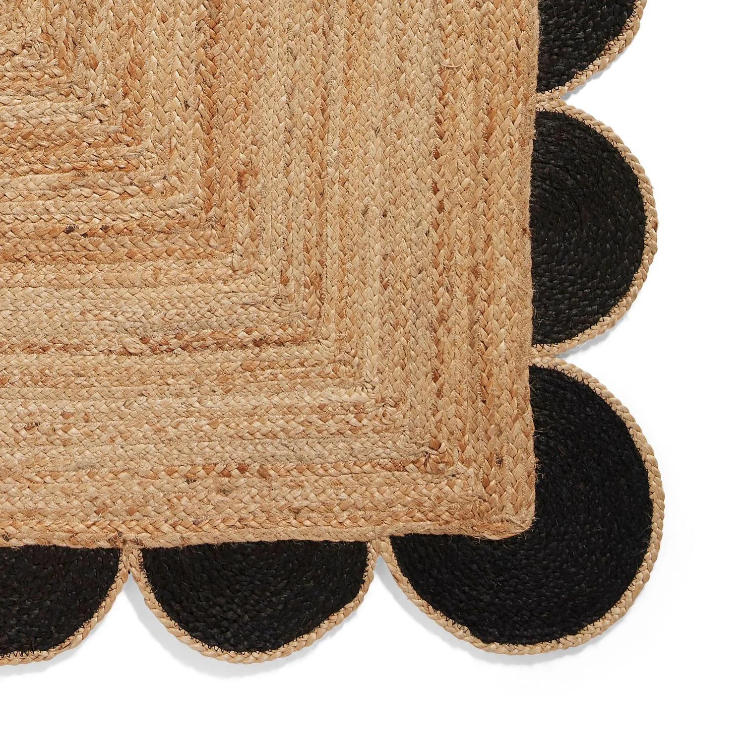 Chesney Jute Scalloped Edge Natural Rug - Image 14