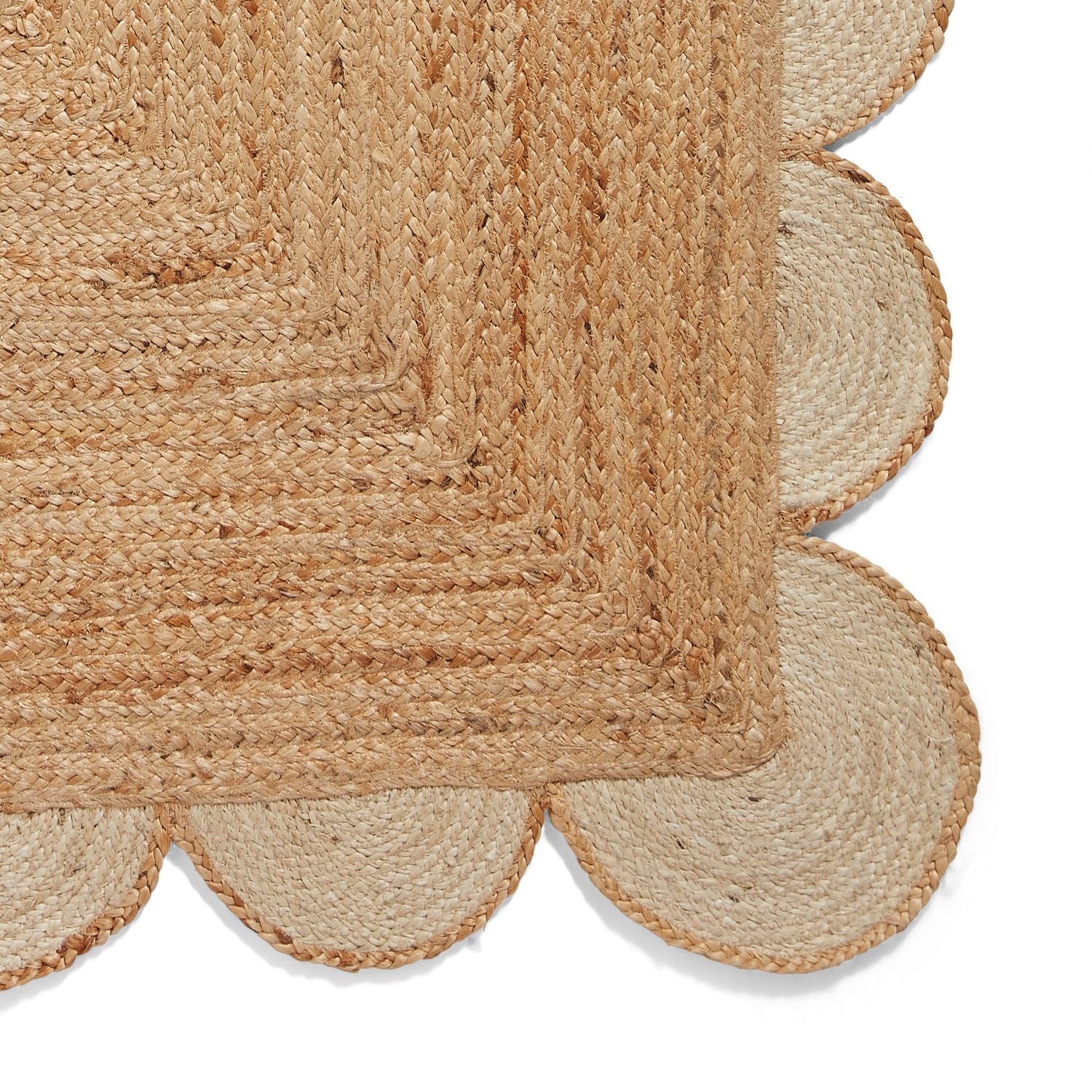 Chesney Jute Scalloped Edge Natural Rug - Image 5