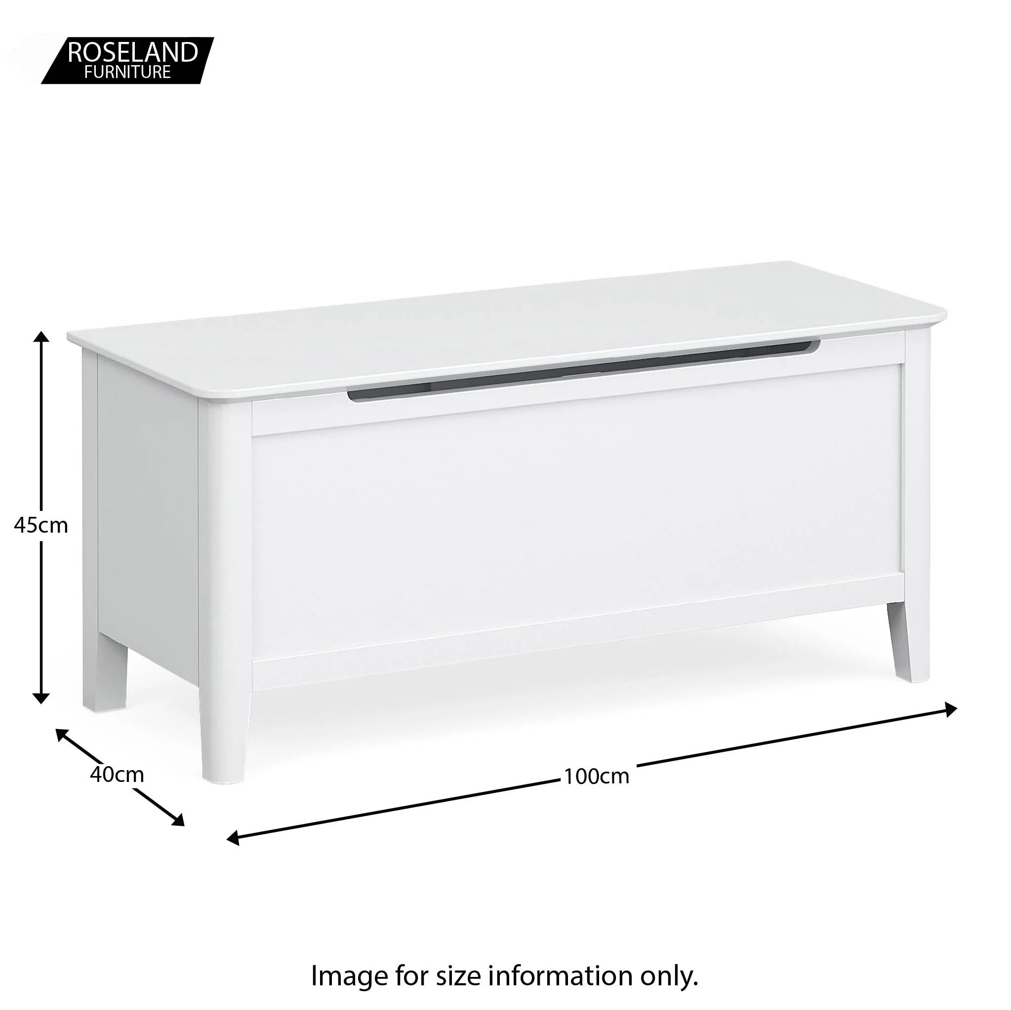Chester White Blanket Box Ottoman - Image 5