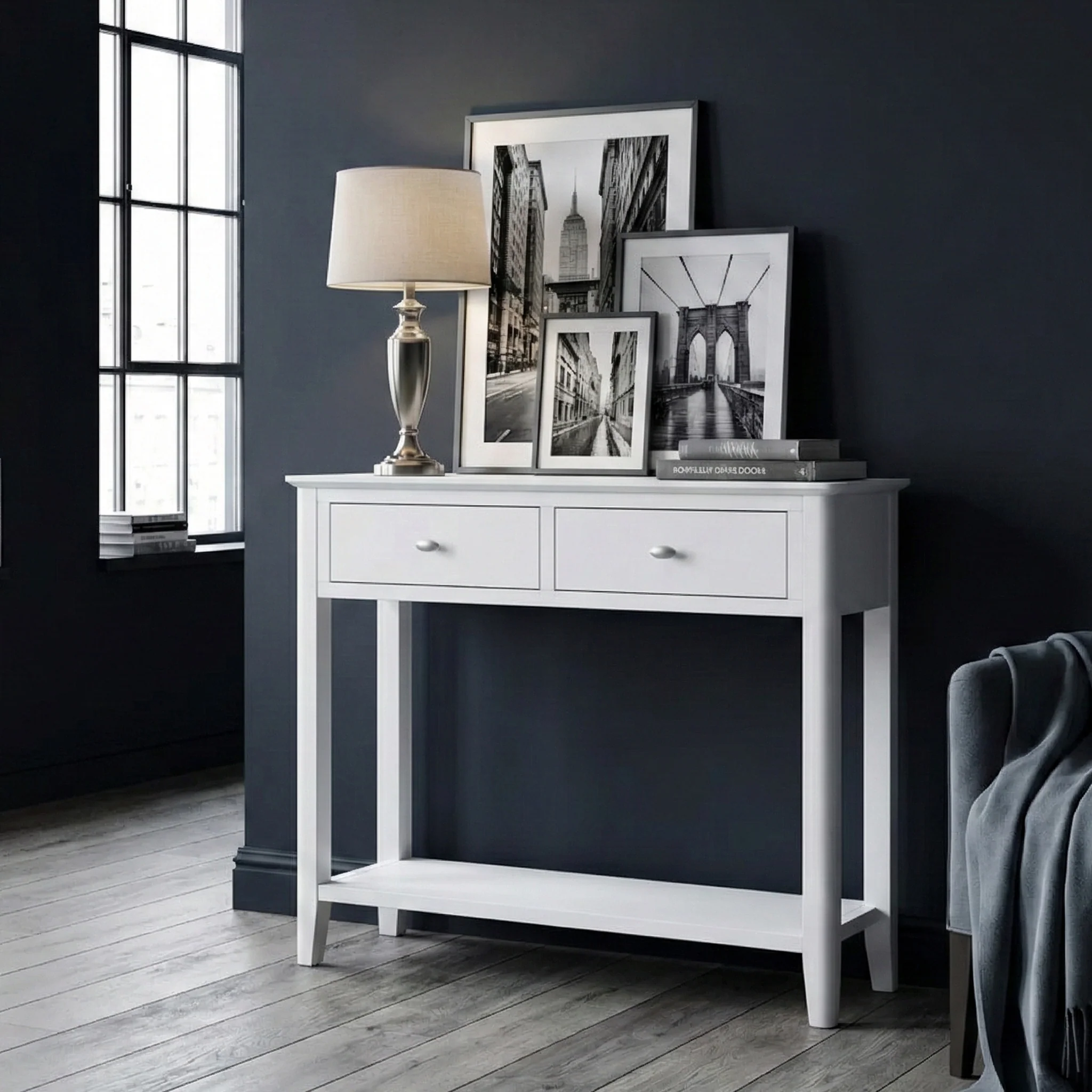 Chester White Console Table - Image 2
