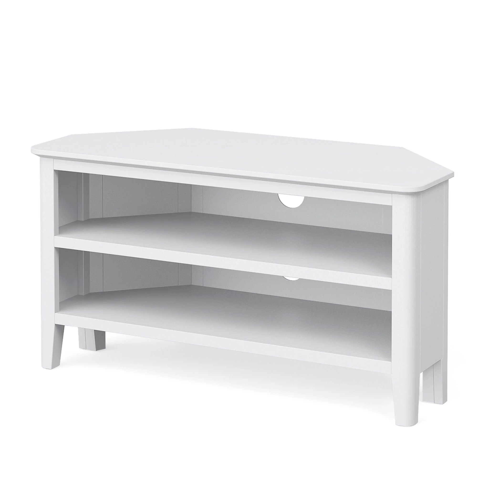 Chester White Corner TV Stand - Image 2