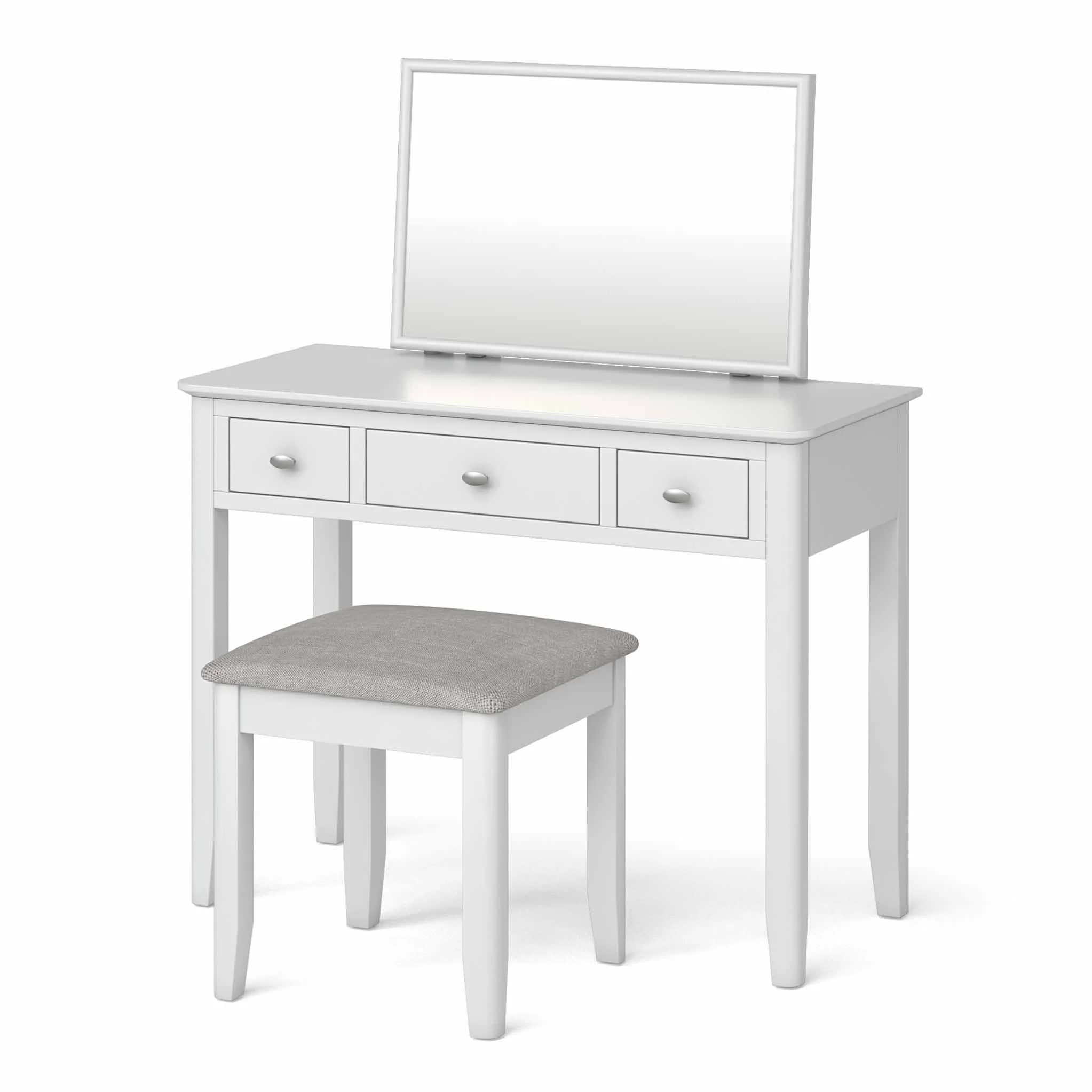 Chester White Dressing Table Set - Image 3