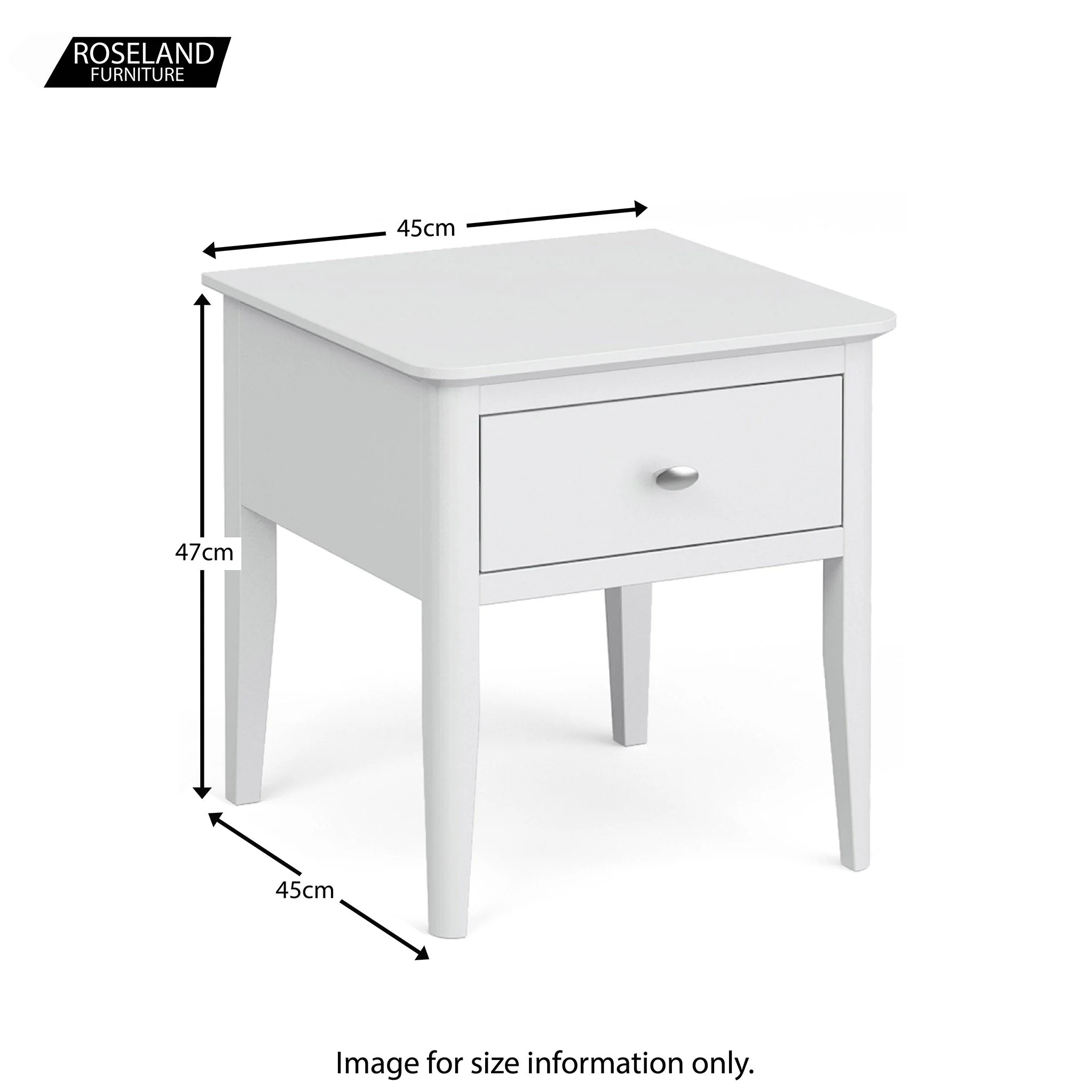 Chester White Lamp Table - Image 6