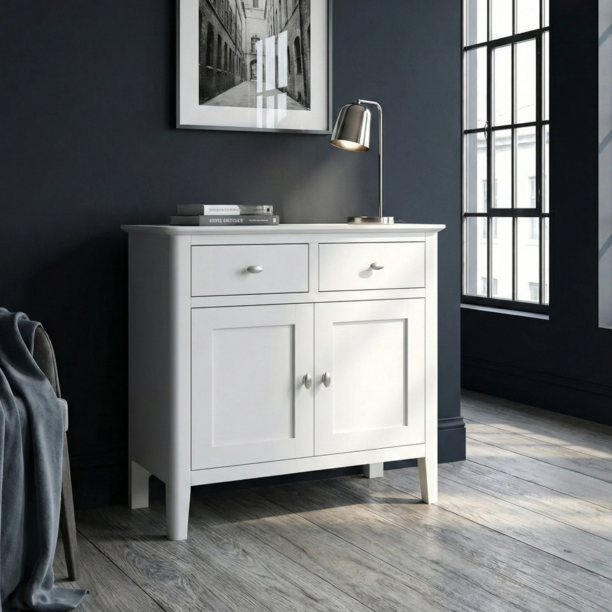 Chester White Mini Sideboard - Image 2