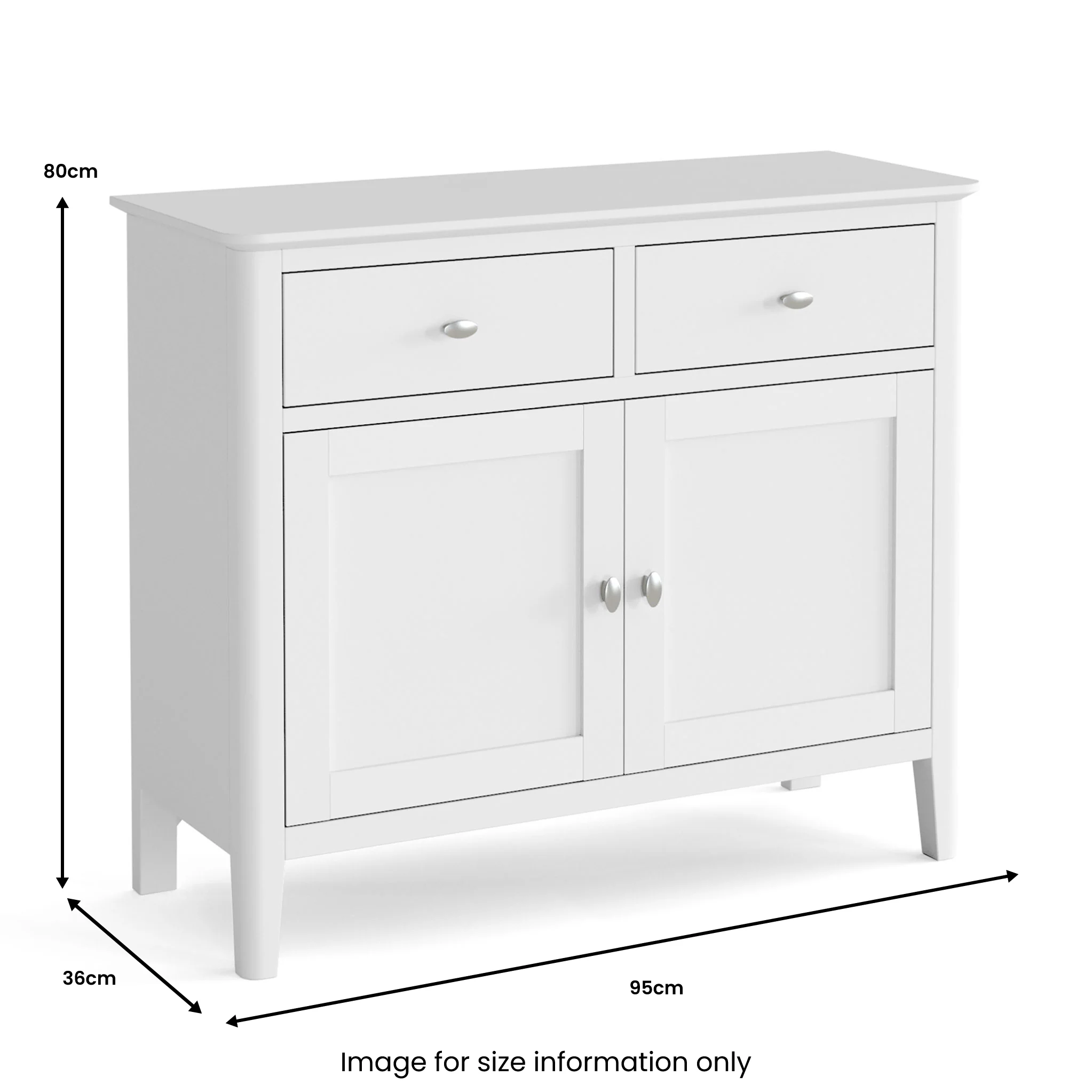 Chester White Small Sideboard - Image 6