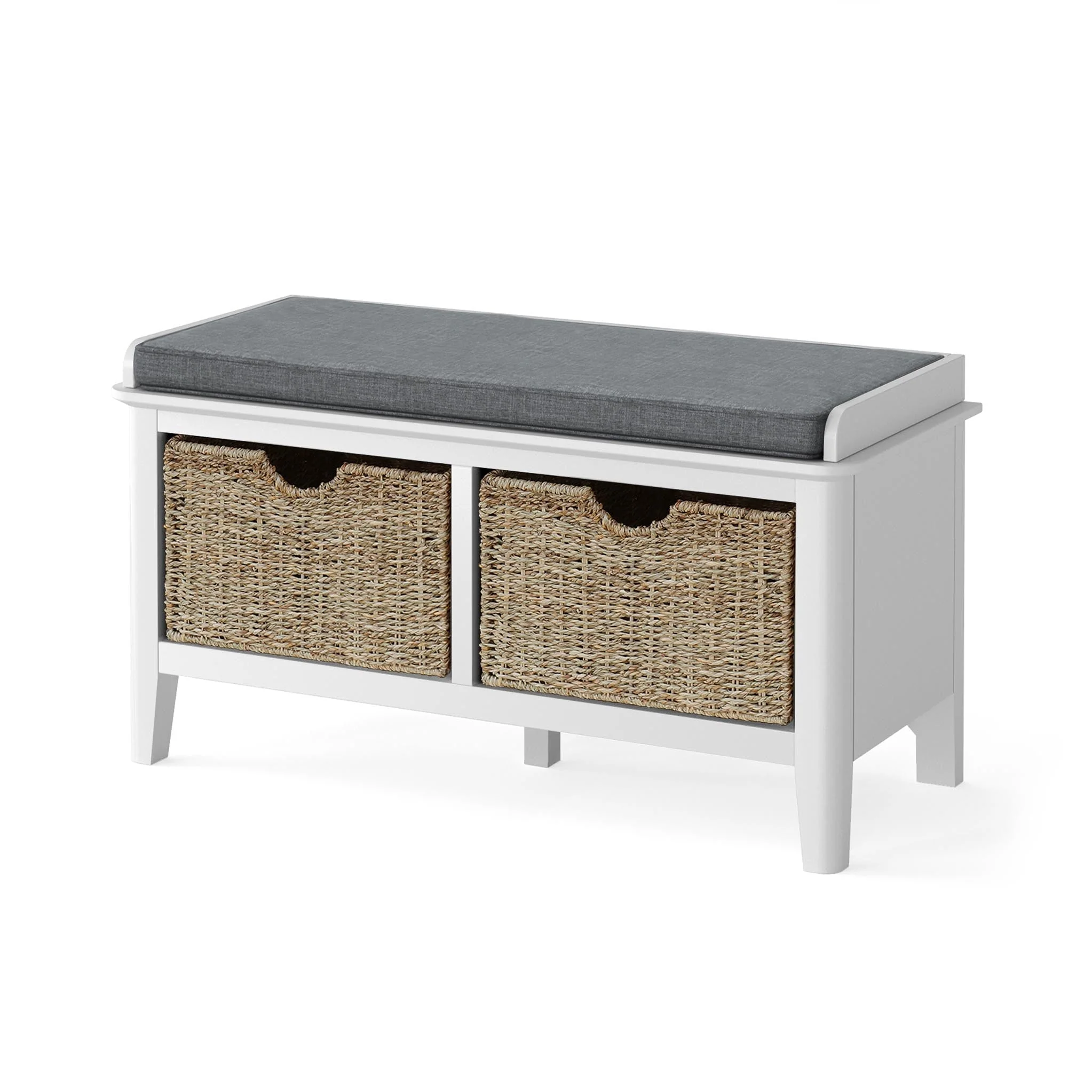 Chester White Storage Bench - Image 5