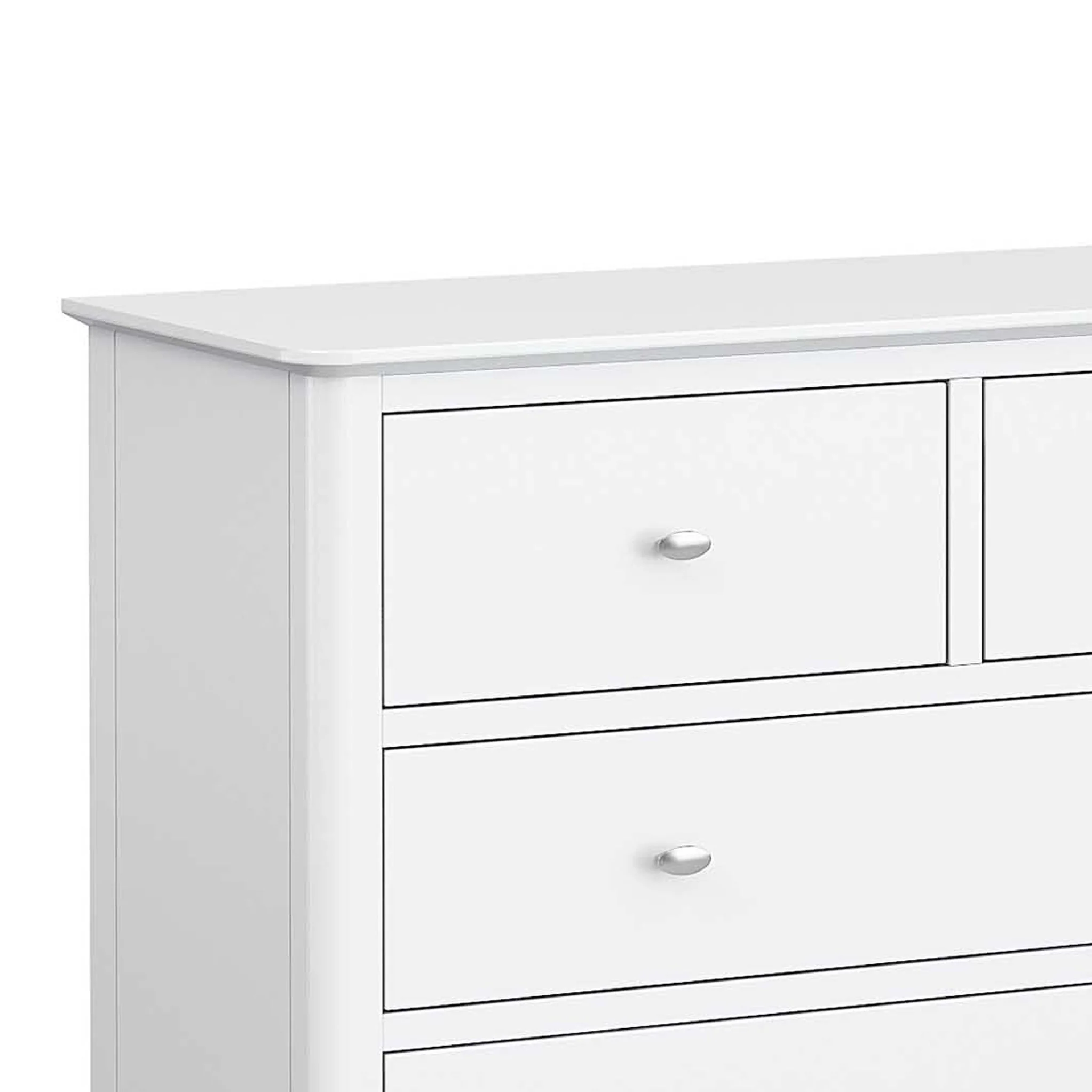 Chester White 2 Over 3 Chest of Drawers - Image 5