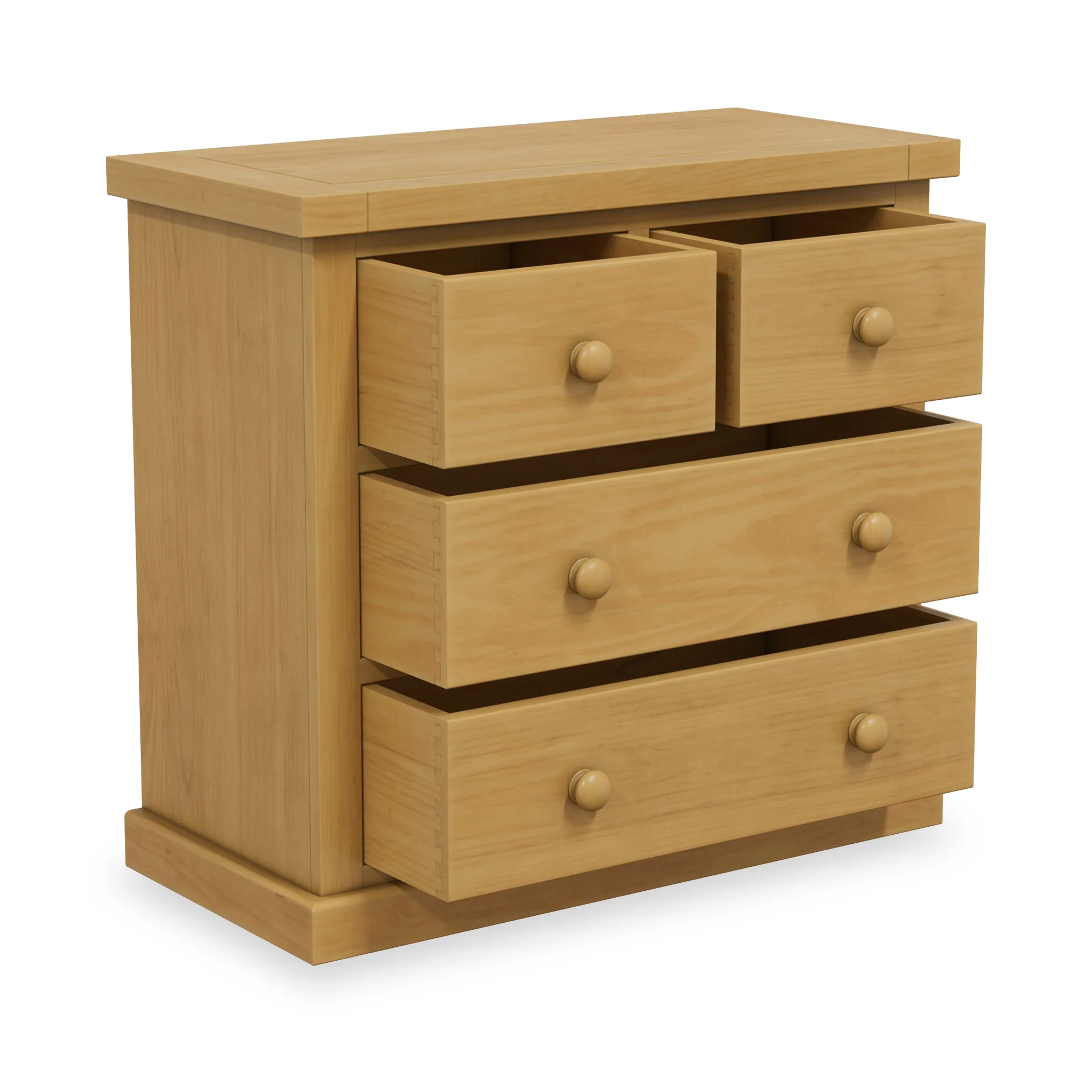 Chiswick Pine 2 over 2 Drawer Chest - Image 4