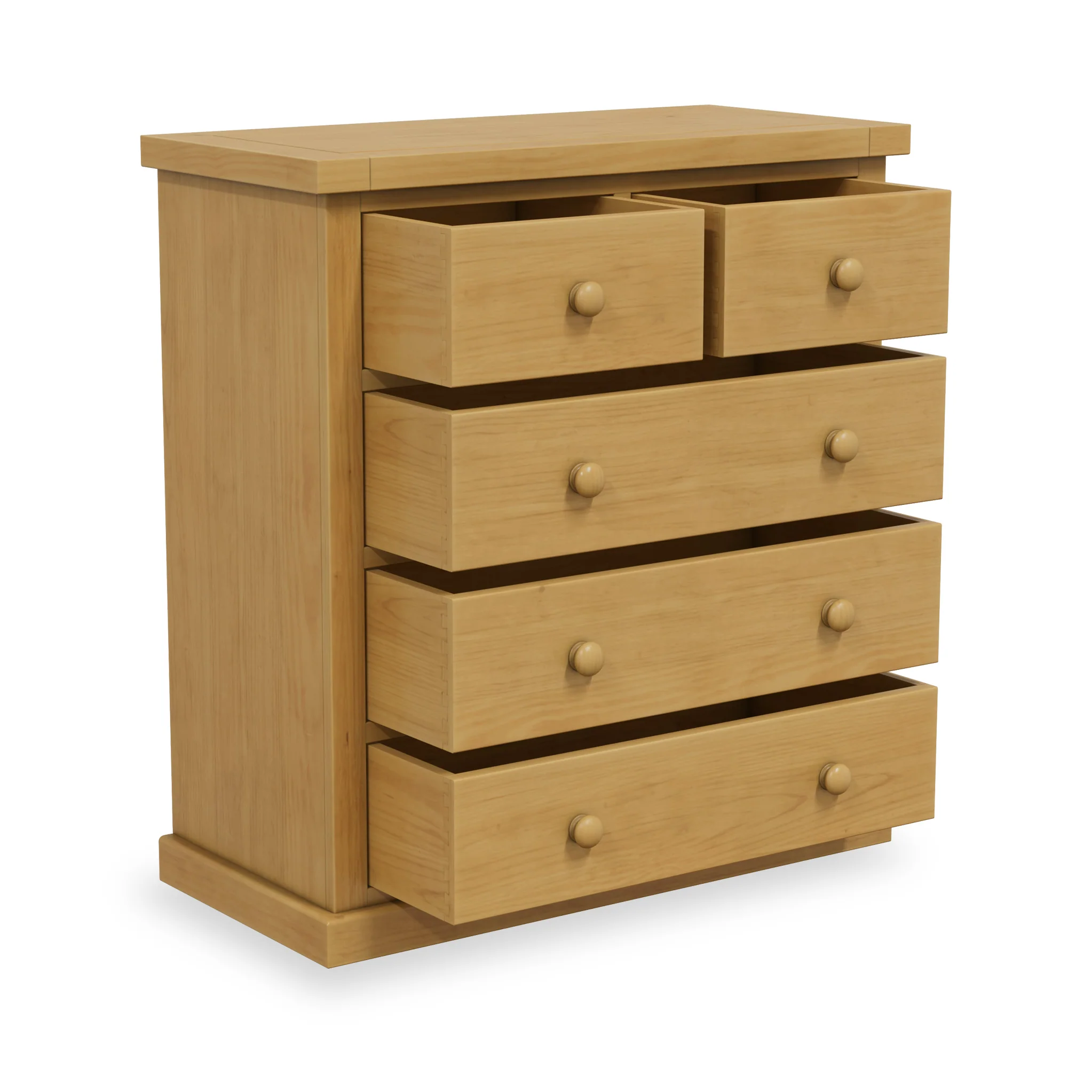 Chiswick Pine 2 over 3 Drawer Chest - Image 4