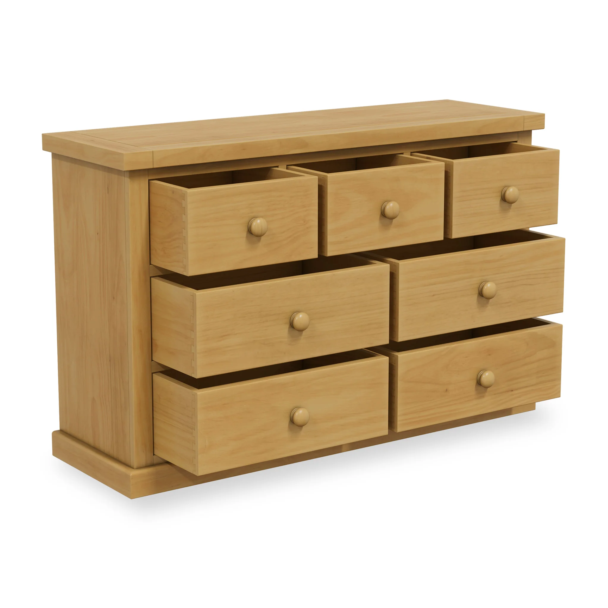 Chiswick Pine 3 over 4 Drawer Chest - Image 4