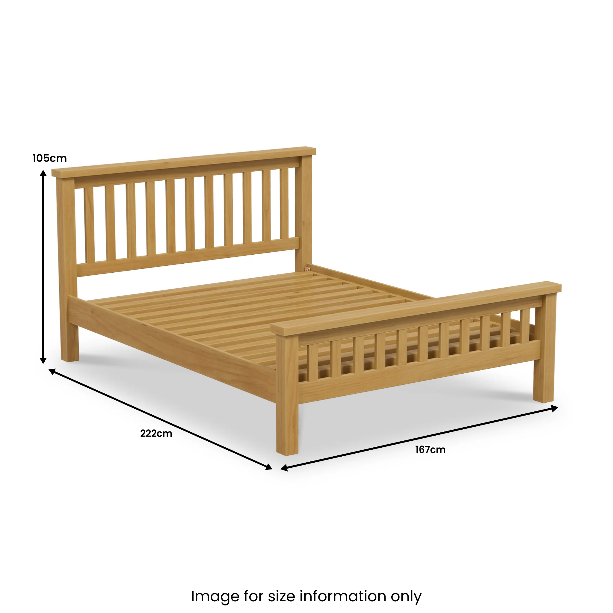 Chiswick Pine Bed Frame - Image 12