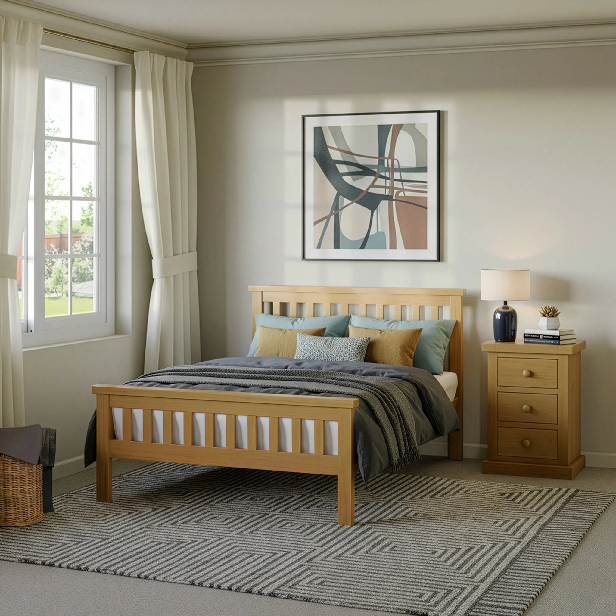 Chiswick Pine Bed Frame - Image 2