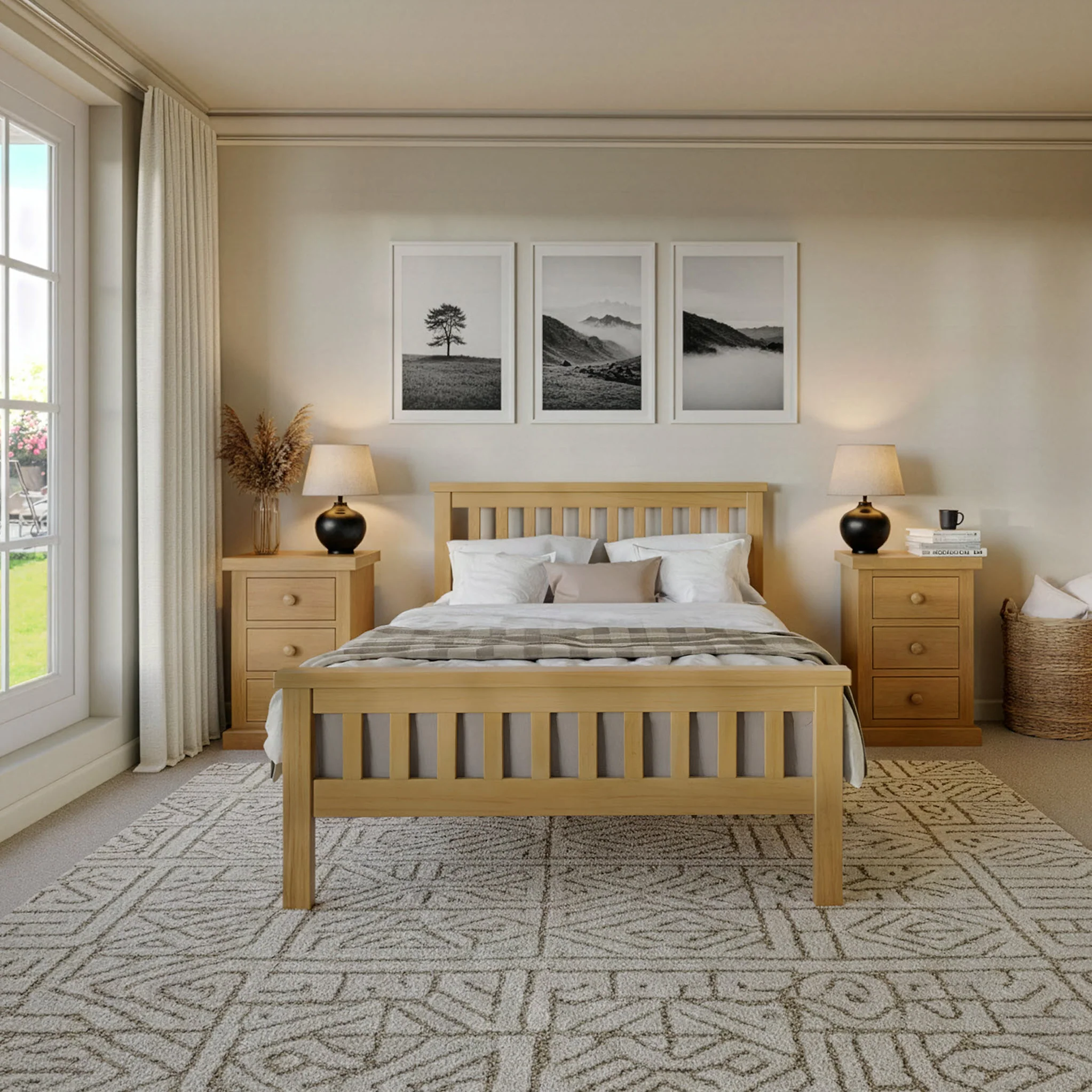 Chiswick Pine Bed Frame - Image 6