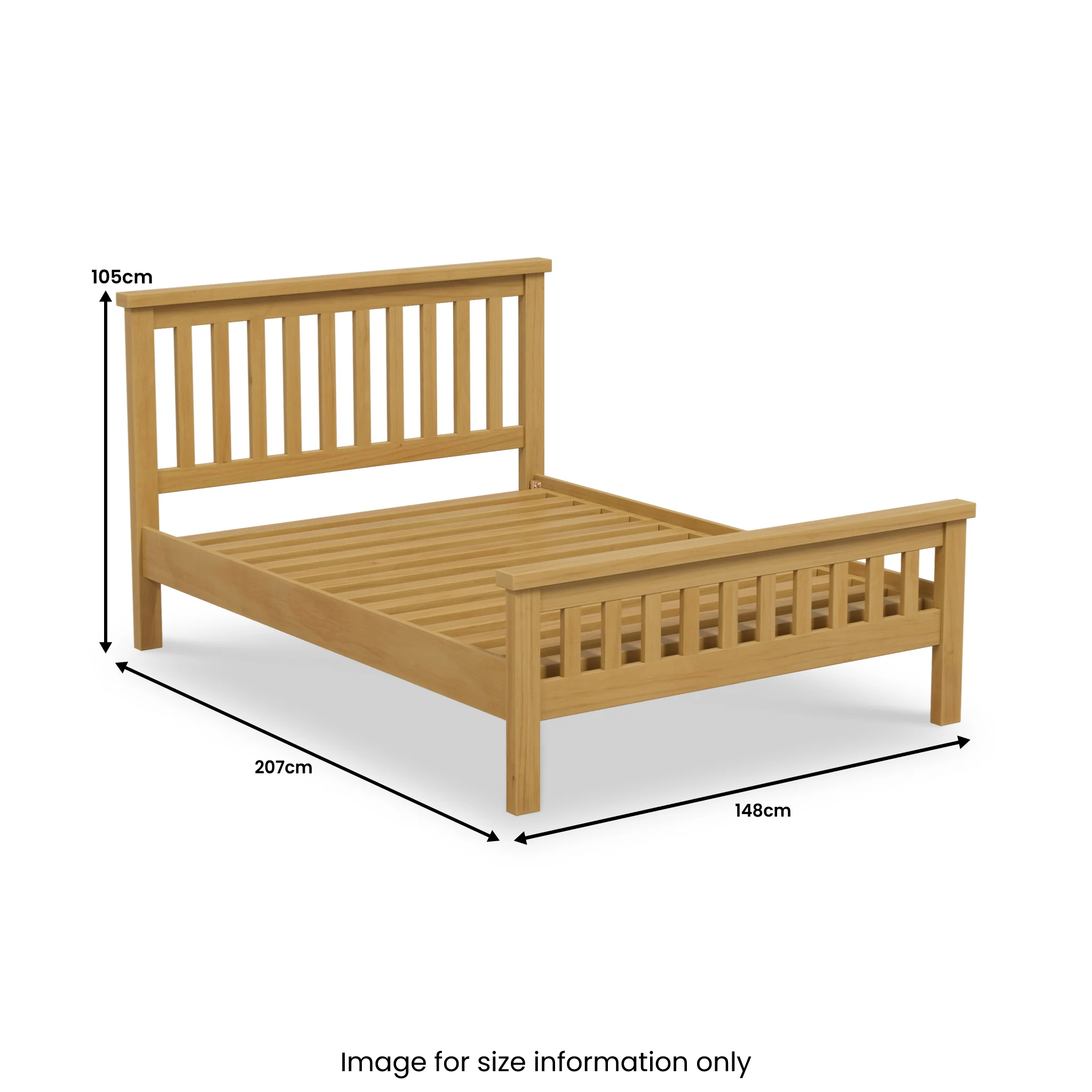 Chiswick Pine Bed Frame - Image 8