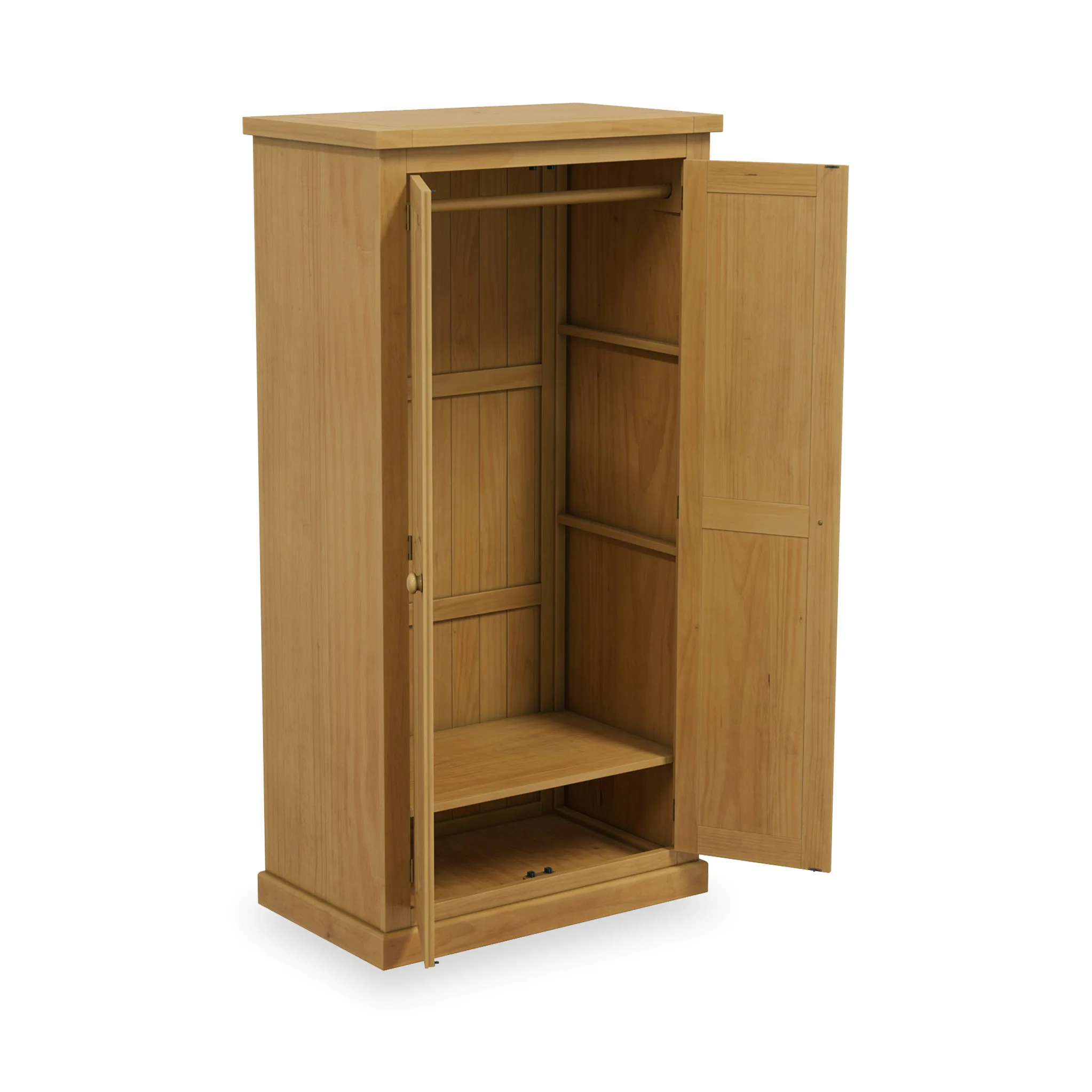 Chiswick Pine Full Hanging Wardrobe - Image 3