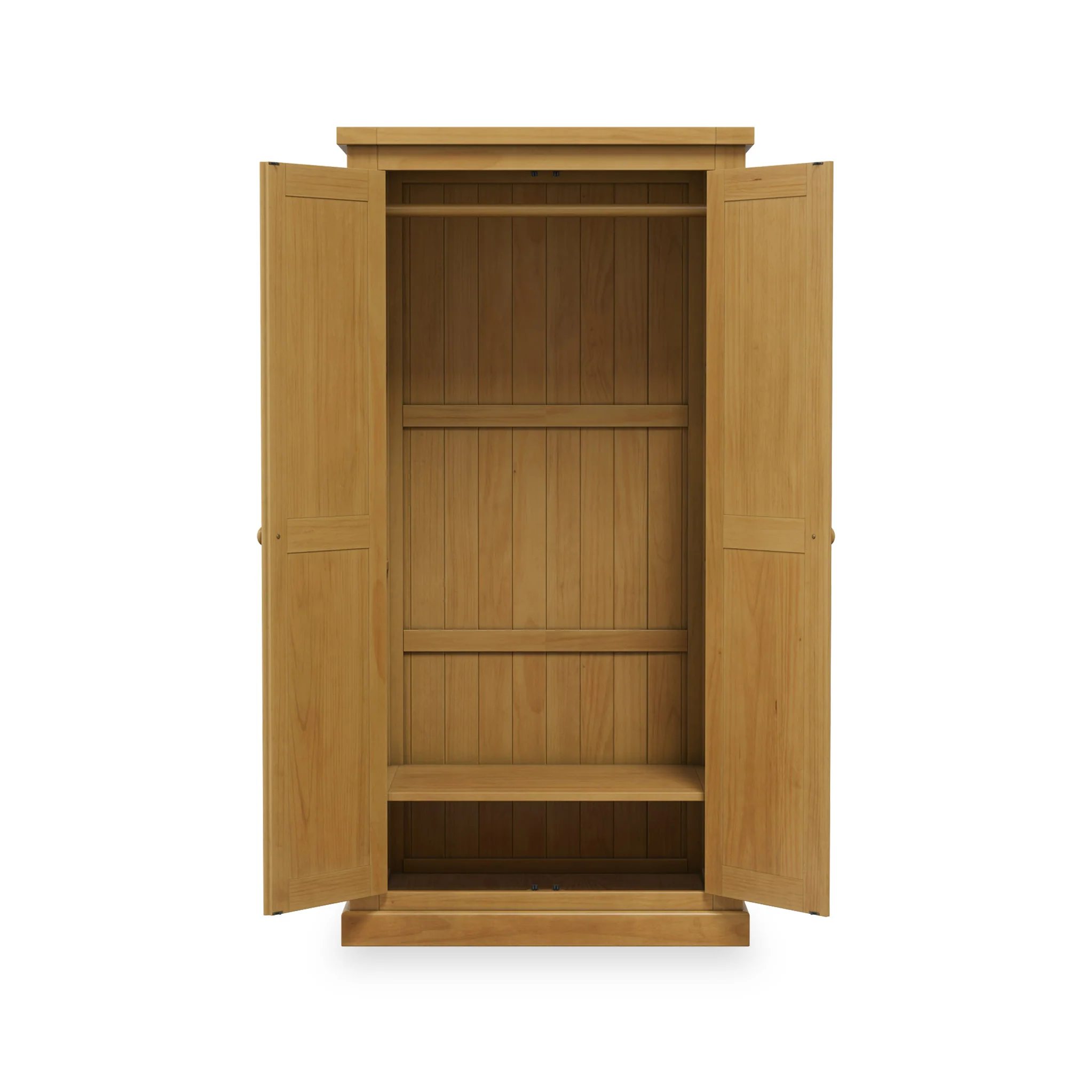 Chiswick Pine Full Hanging Wardrobe - Image 5