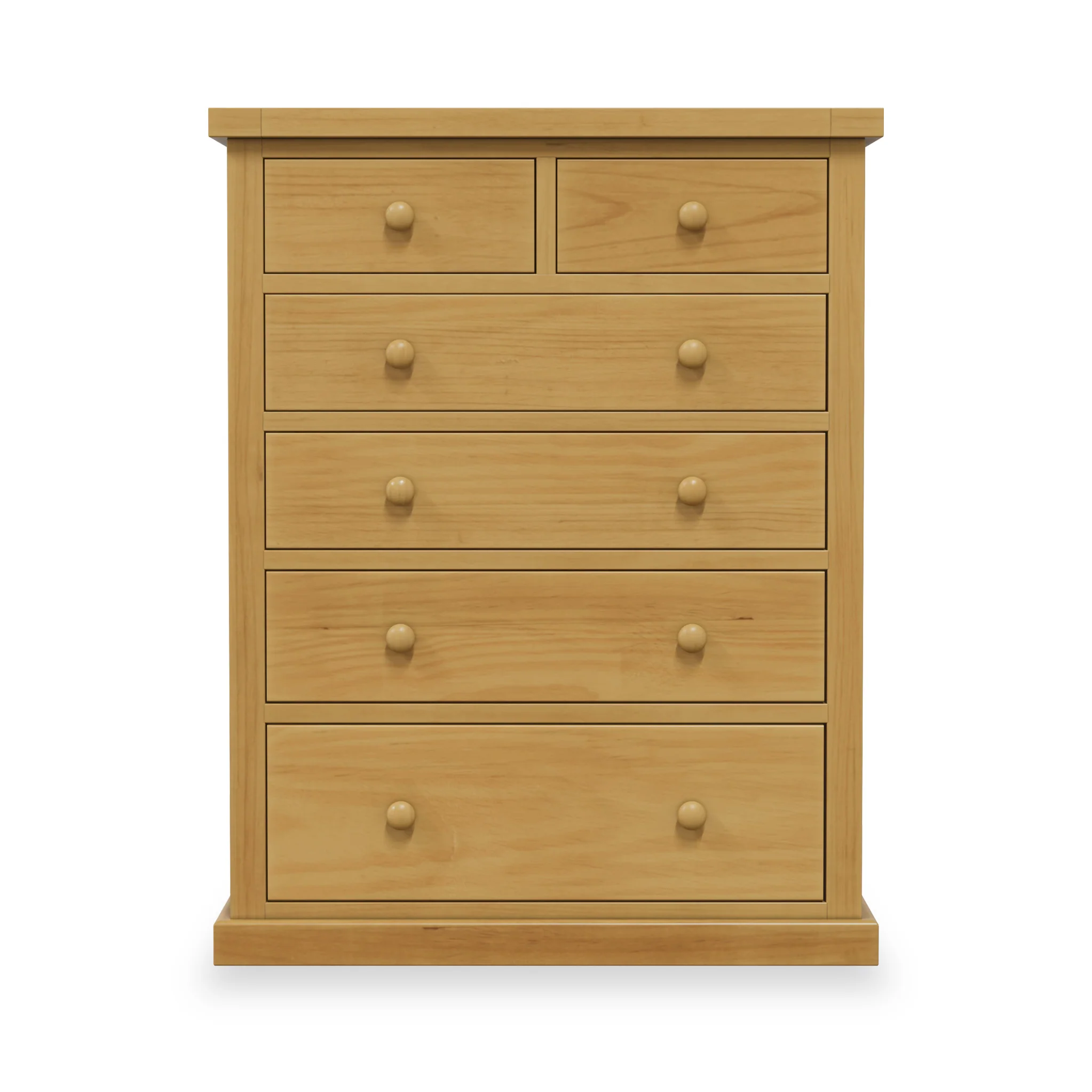 Chiswick Pine Large 2 over 4 Drawer Chest - Image 4