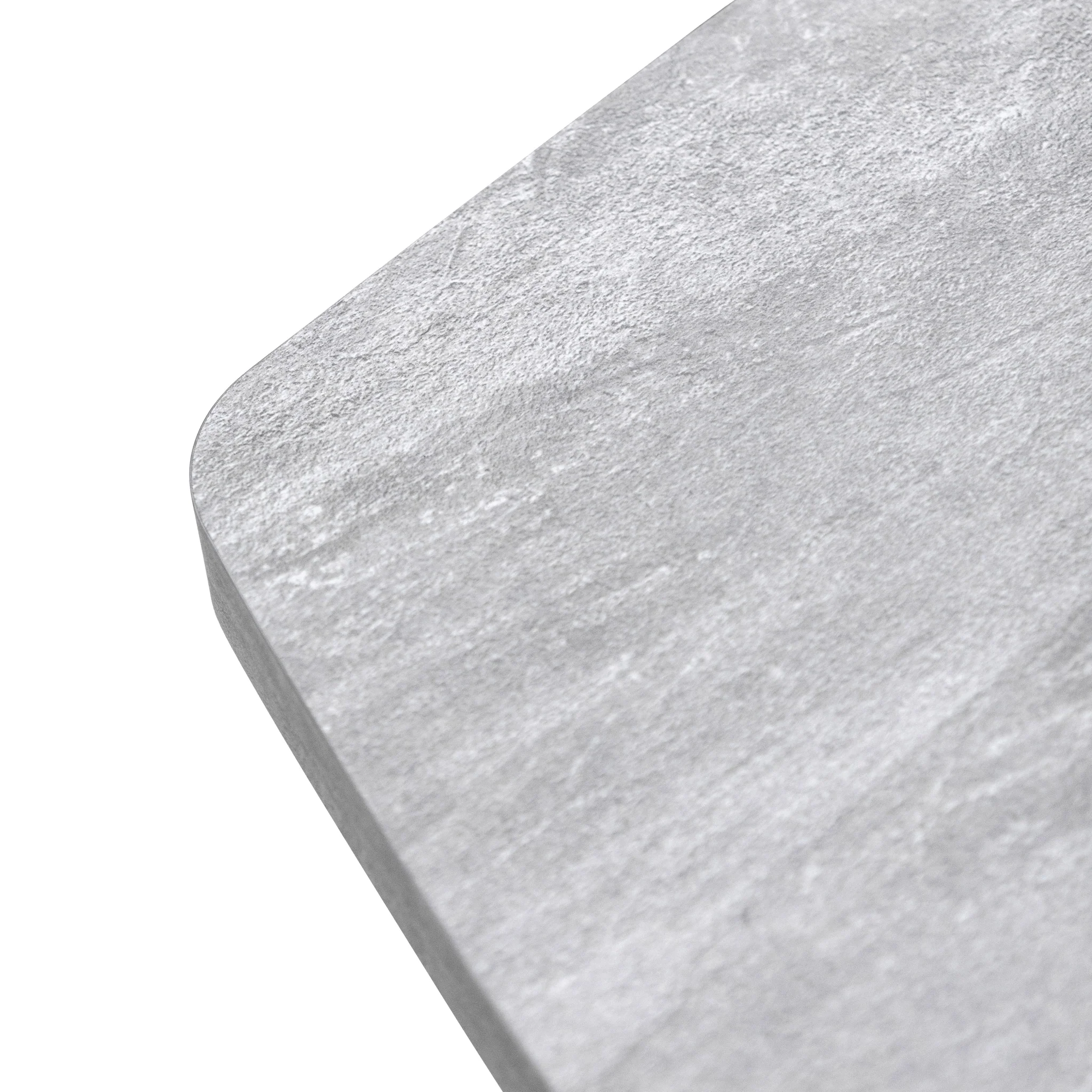 Ciara 120cm Light Grey Dining Table - Image 3