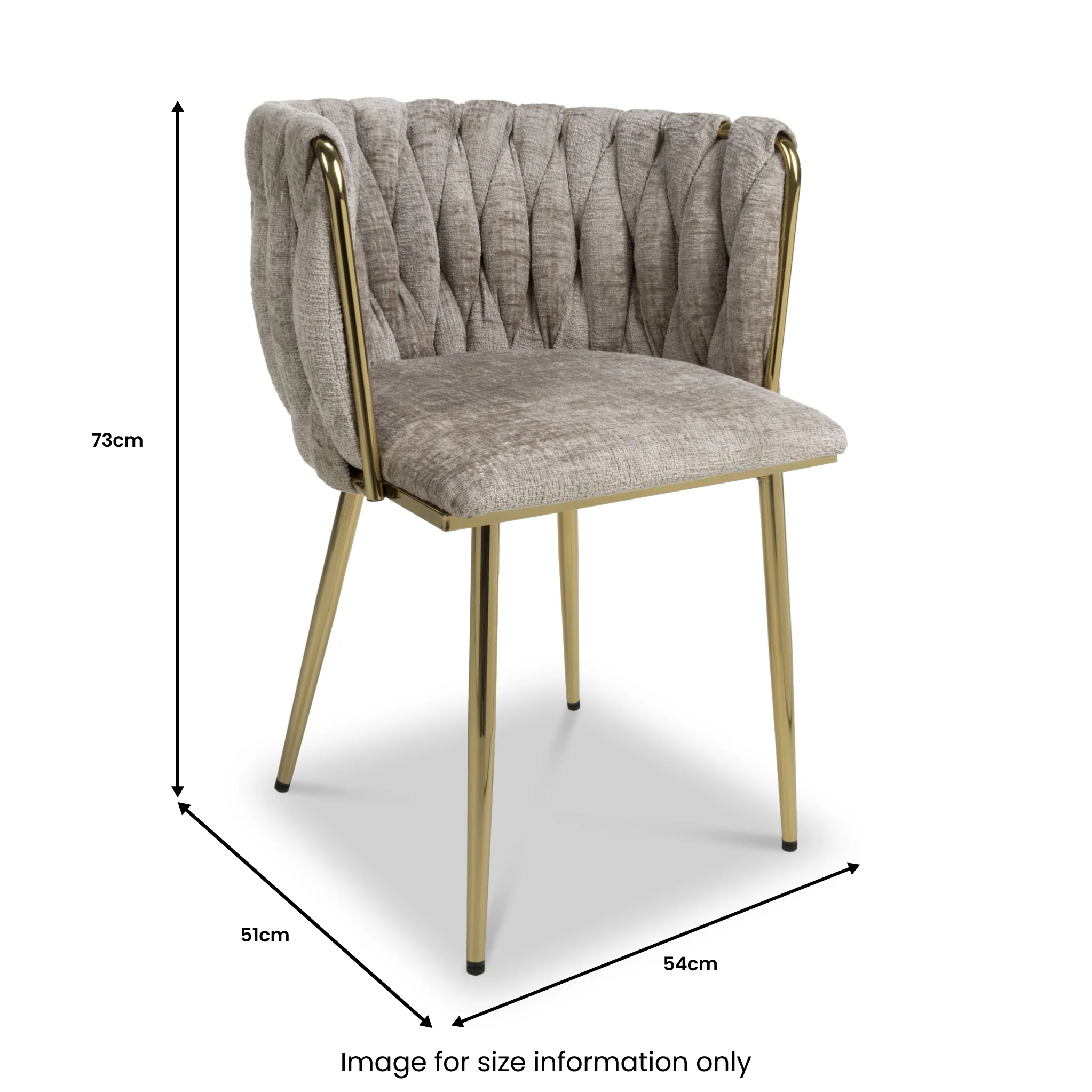 Cindy Chenille Dining Chair - Image 7
