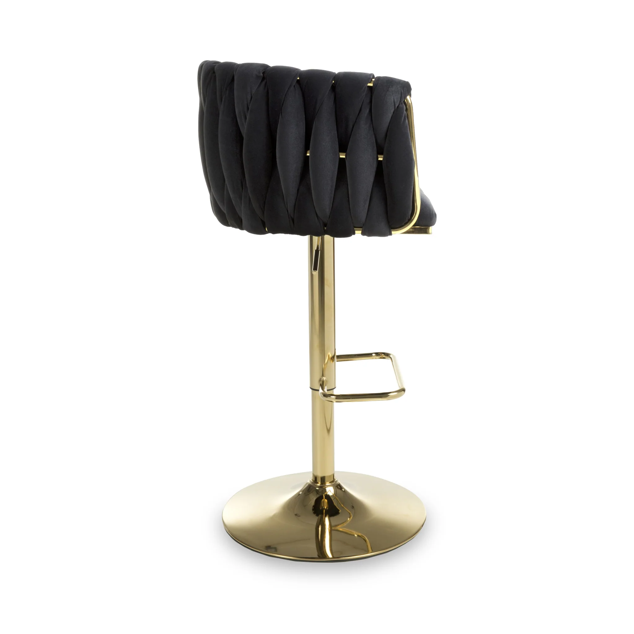 Cindy Velvet Bar Stool - Image 3