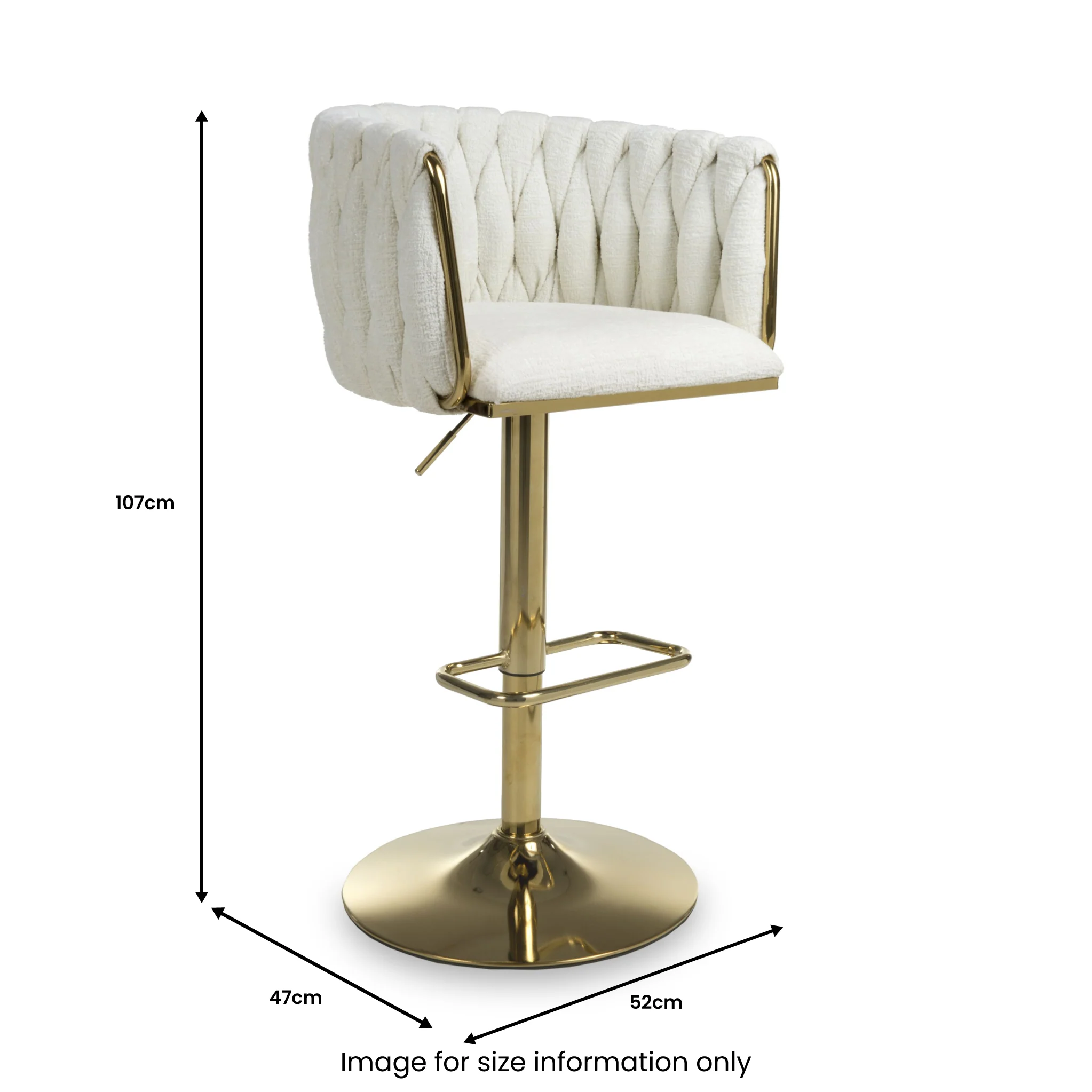 Cindy Woven Bar Stool - Image 13
