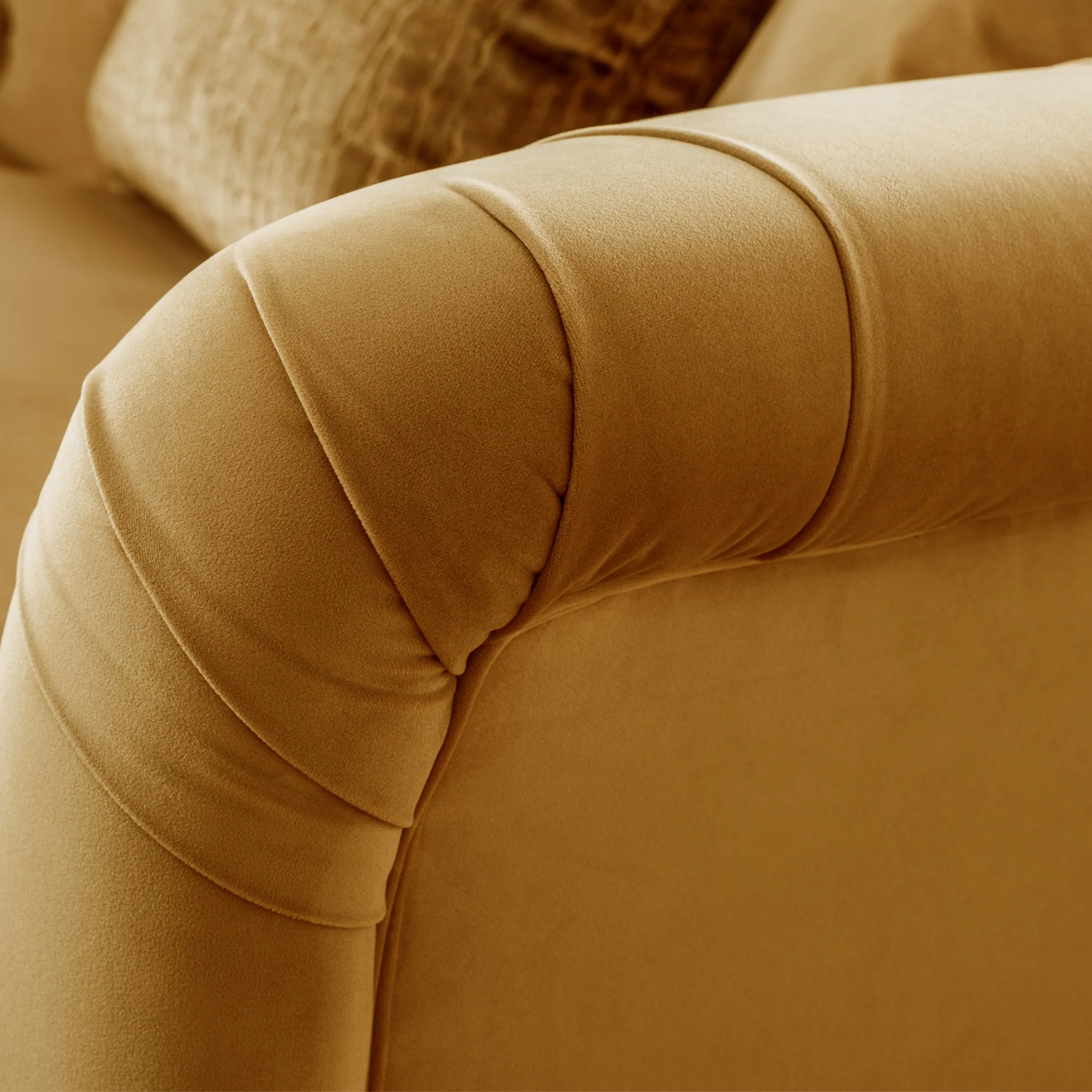 Clarence Velvet Chesterfield Armchair - Image 14