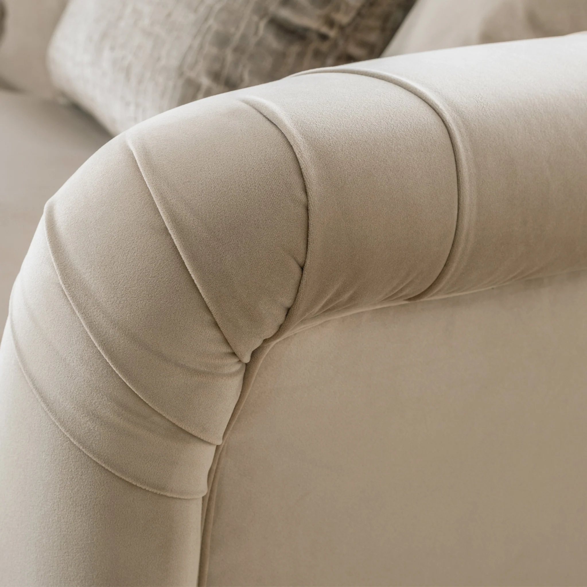 Clarence Velvet Chesterfield Armchair - Image 22