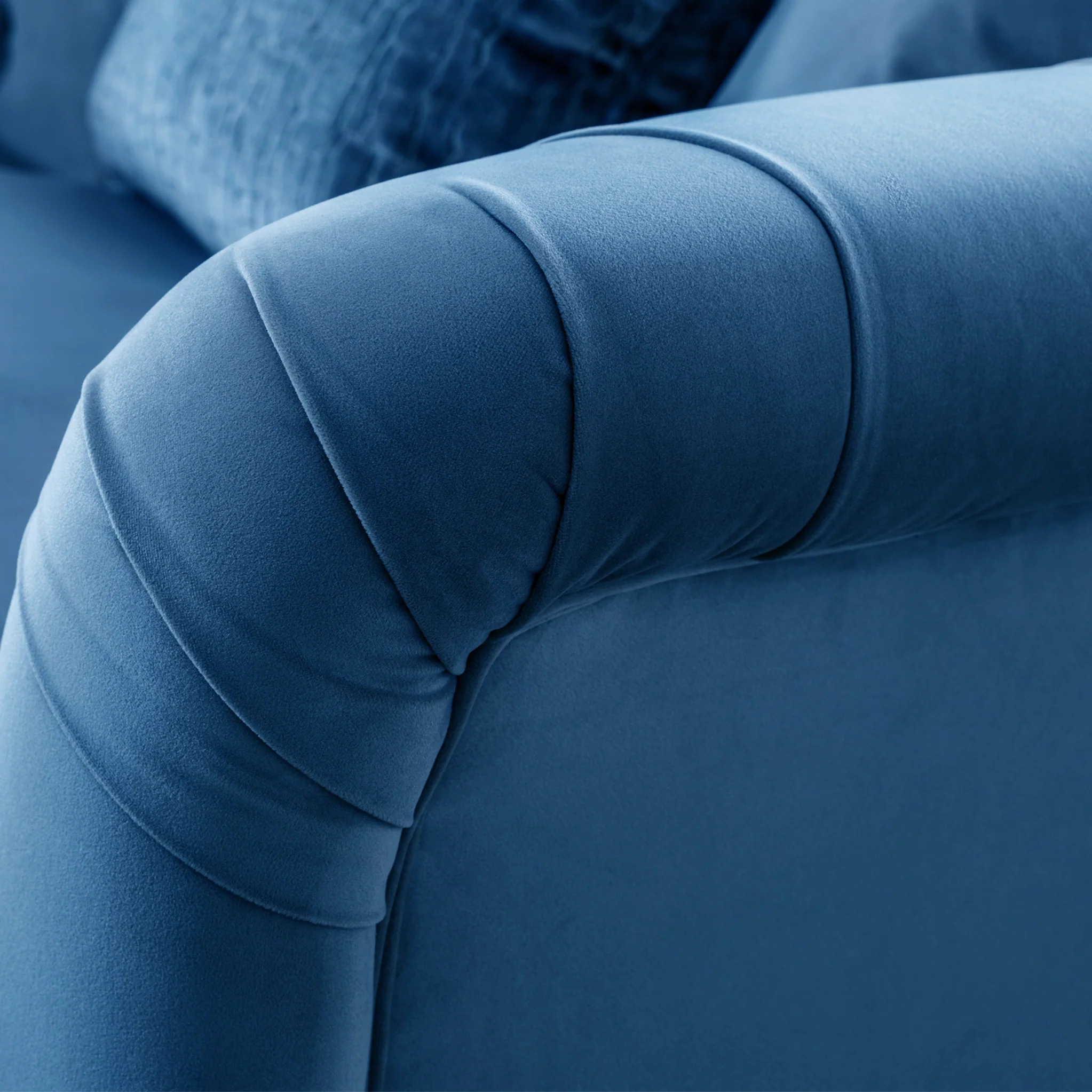 Clarence Velvet Chesterfield Armchair - Image 28