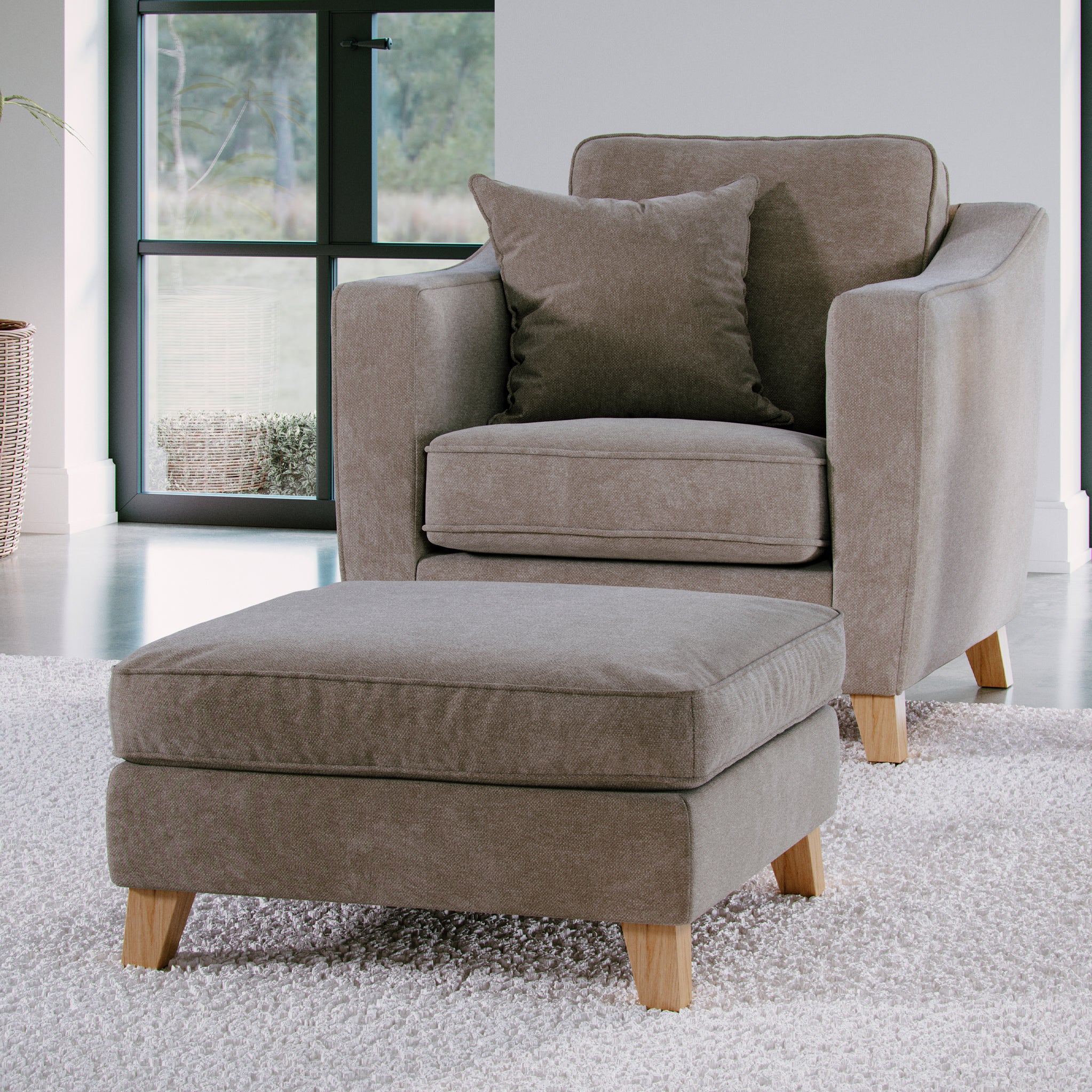 Claridge Footstool - Image 6