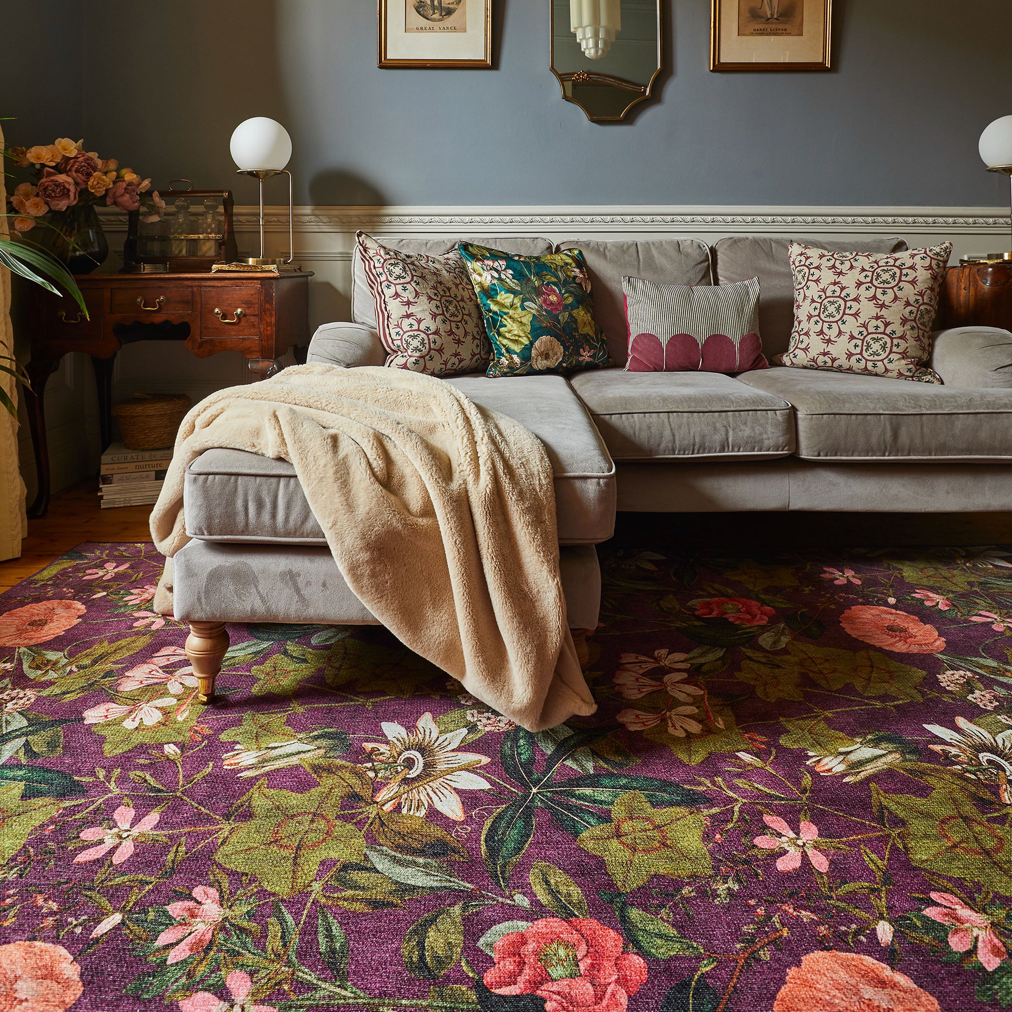 Clarke & Clarke Passiflora Washable Rug - Image 49