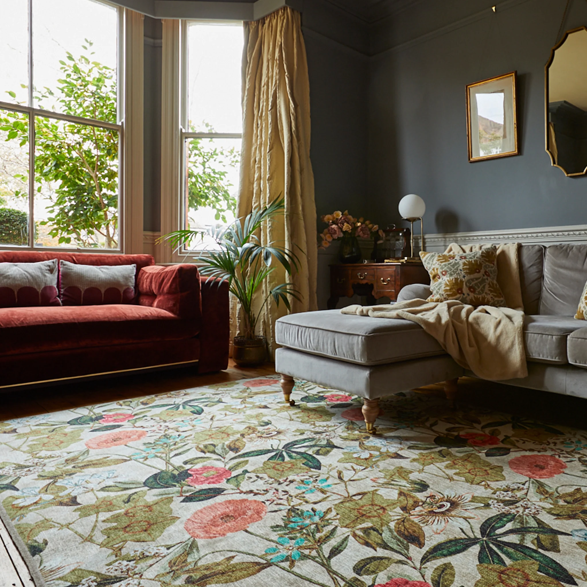 Clarke & Clarke Passiflora Washable Rug - Image 7