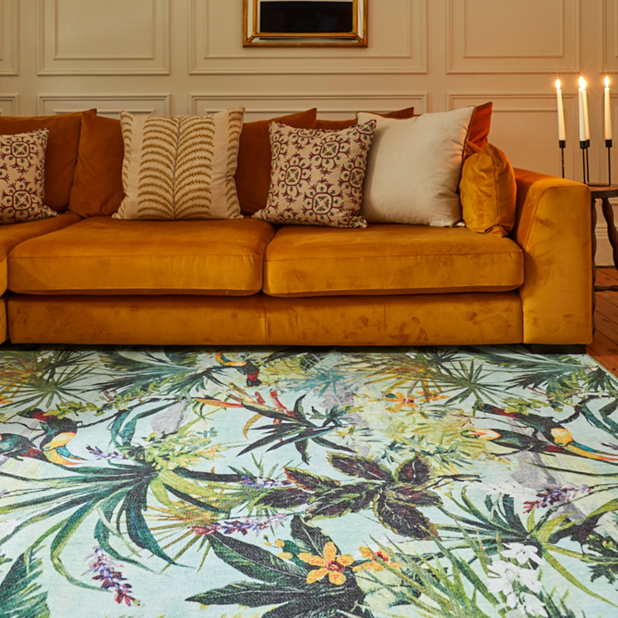Clarke & Clarke Toucan Washable Rug - Image 15