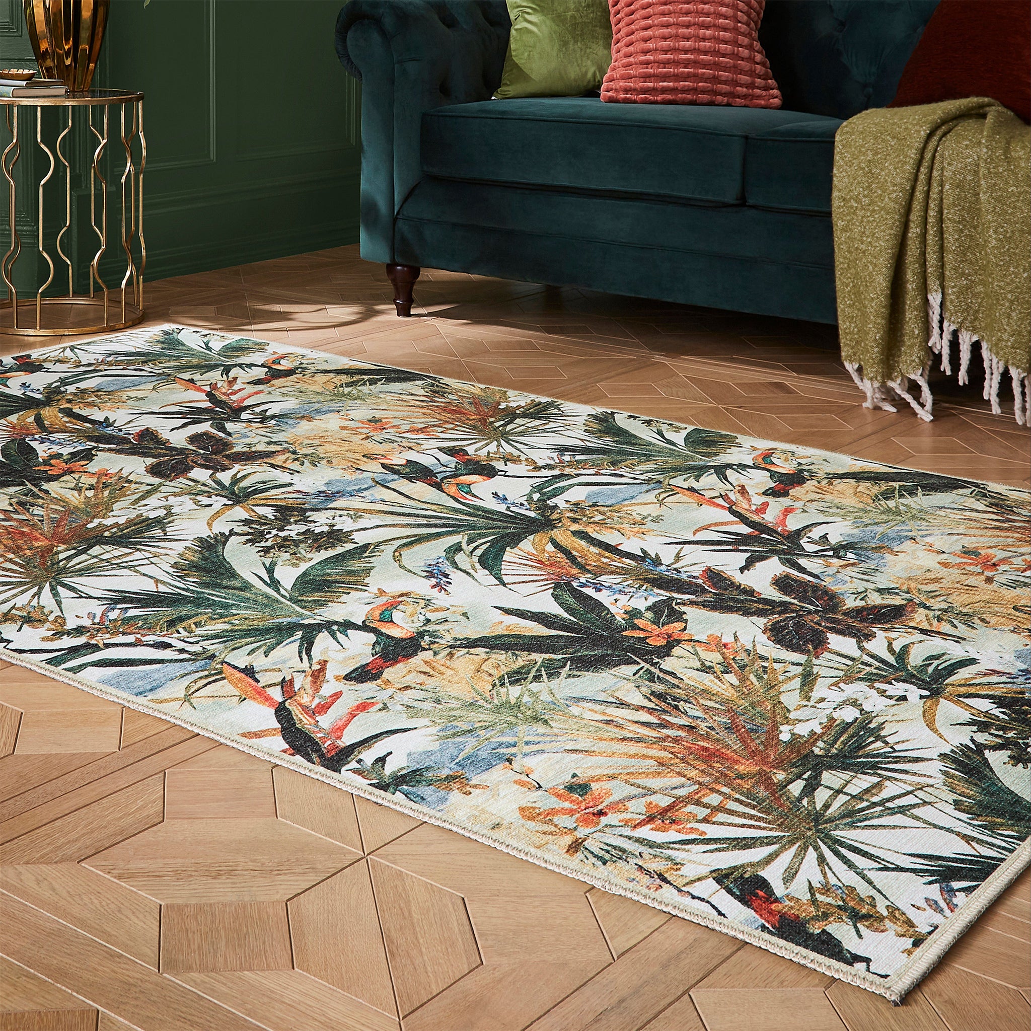 Clarke & Clarke Toucan Washable Rug - Image 2