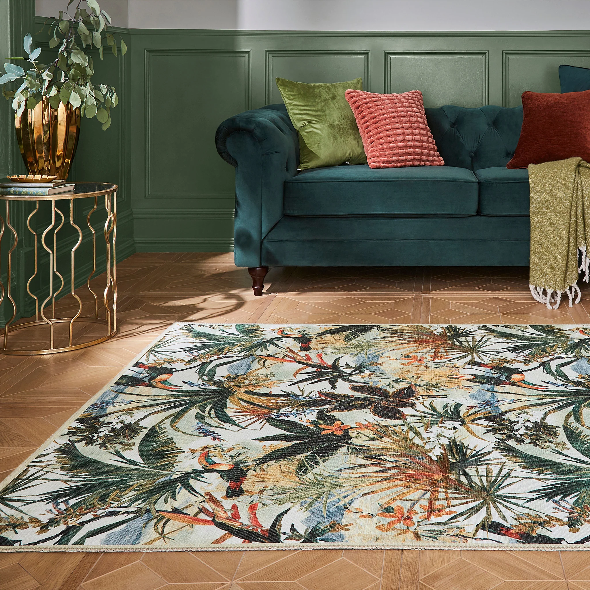 Clarke & Clarke Toucan Washable Rug - Image 3