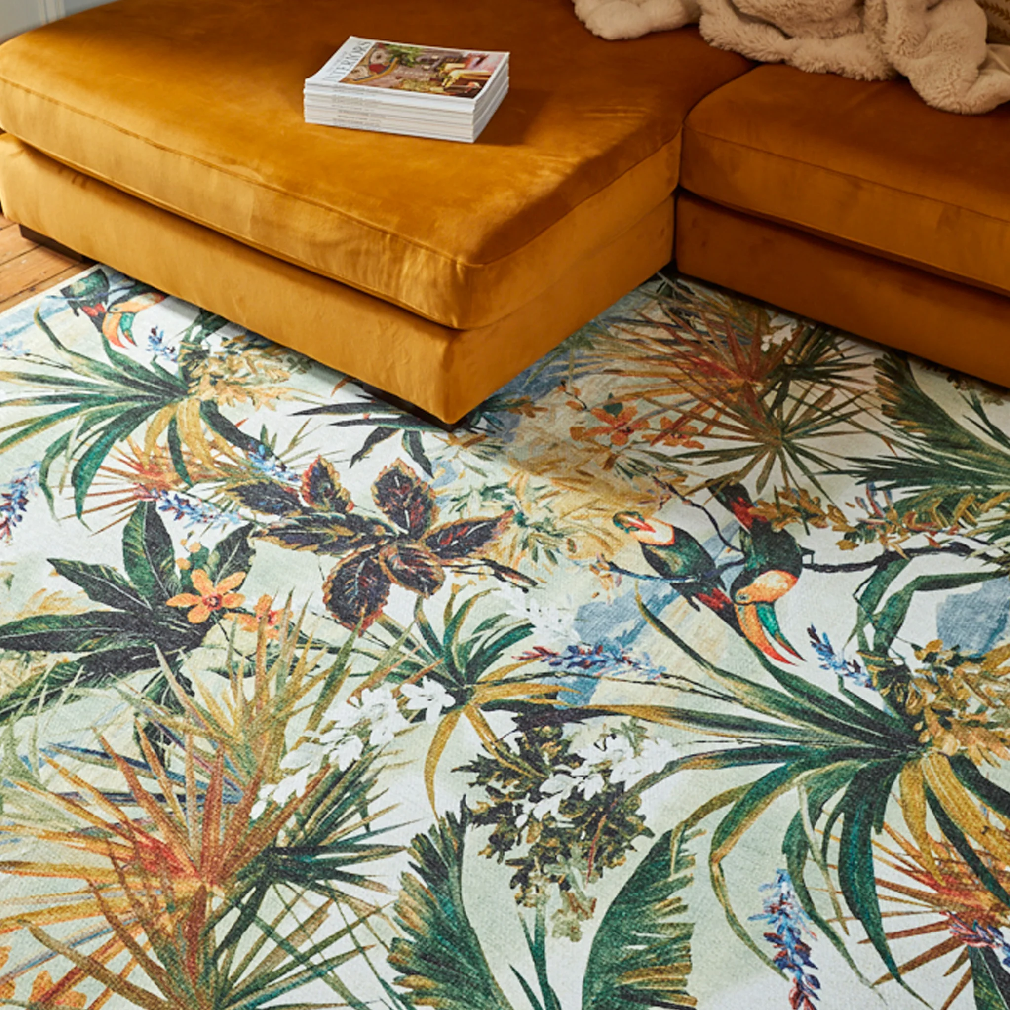 Clarke & Clarke Toucan Washable Rug - Image 7