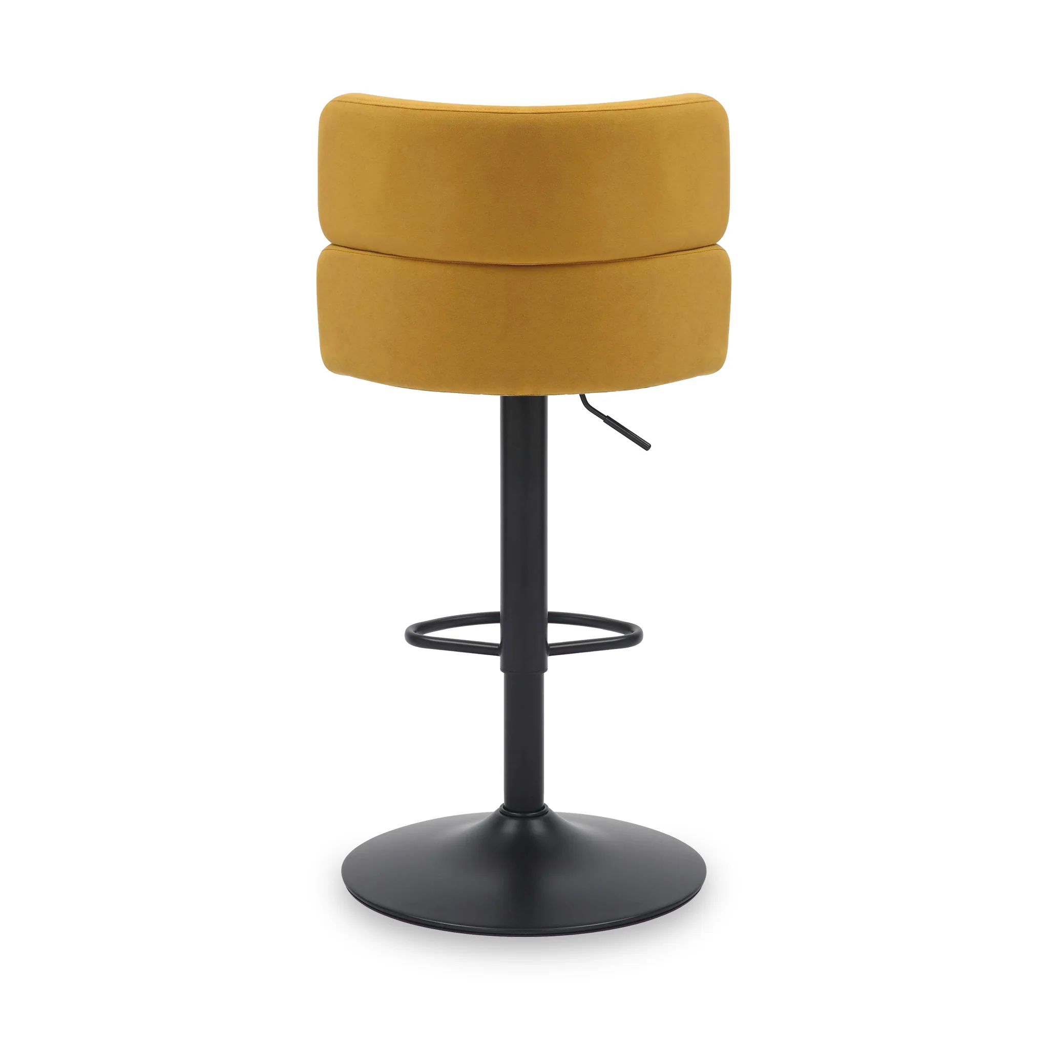 Clayden Brushed Velvet Bar Stool - Image 4