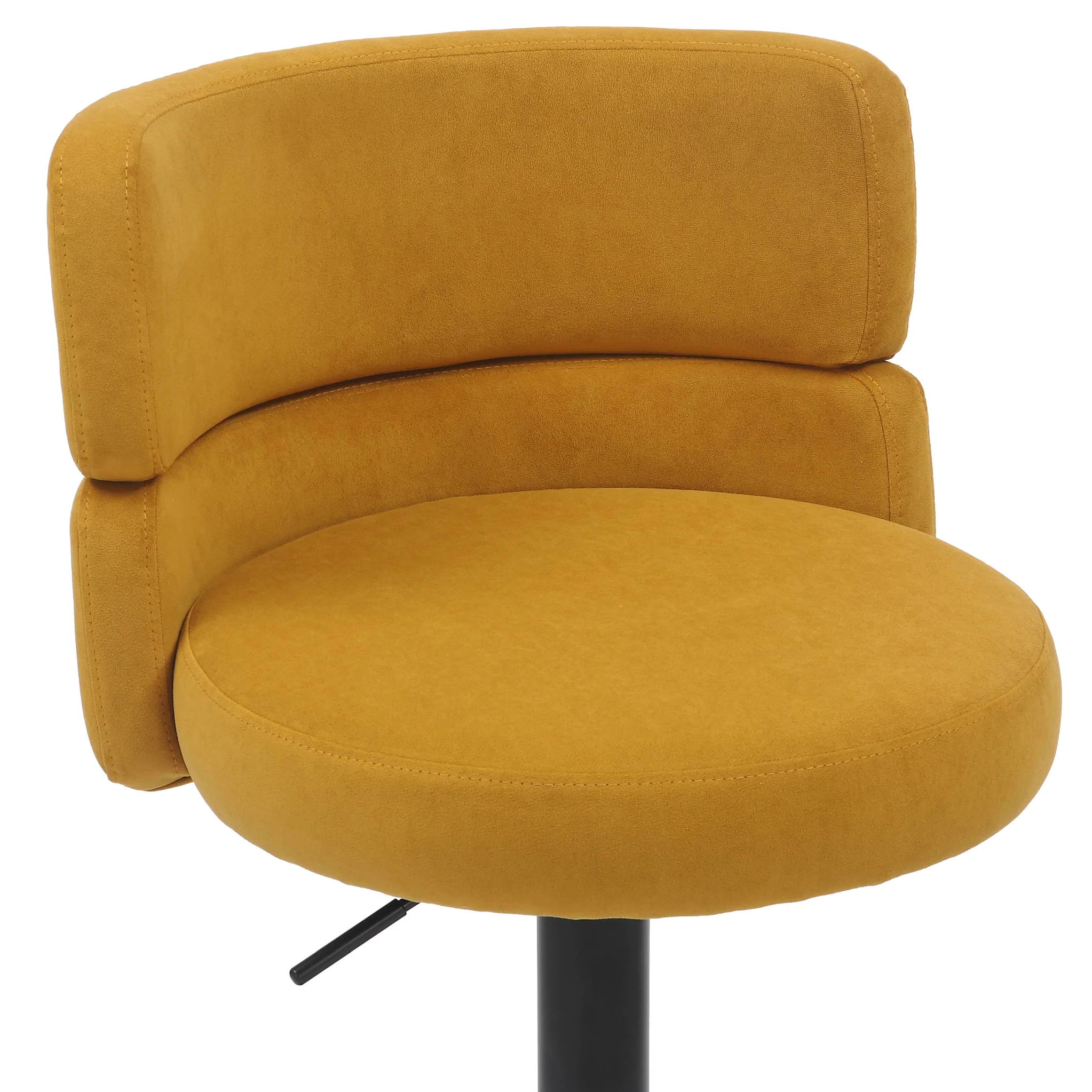 Clayden Brushed Velvet Bar Stool - Image 5