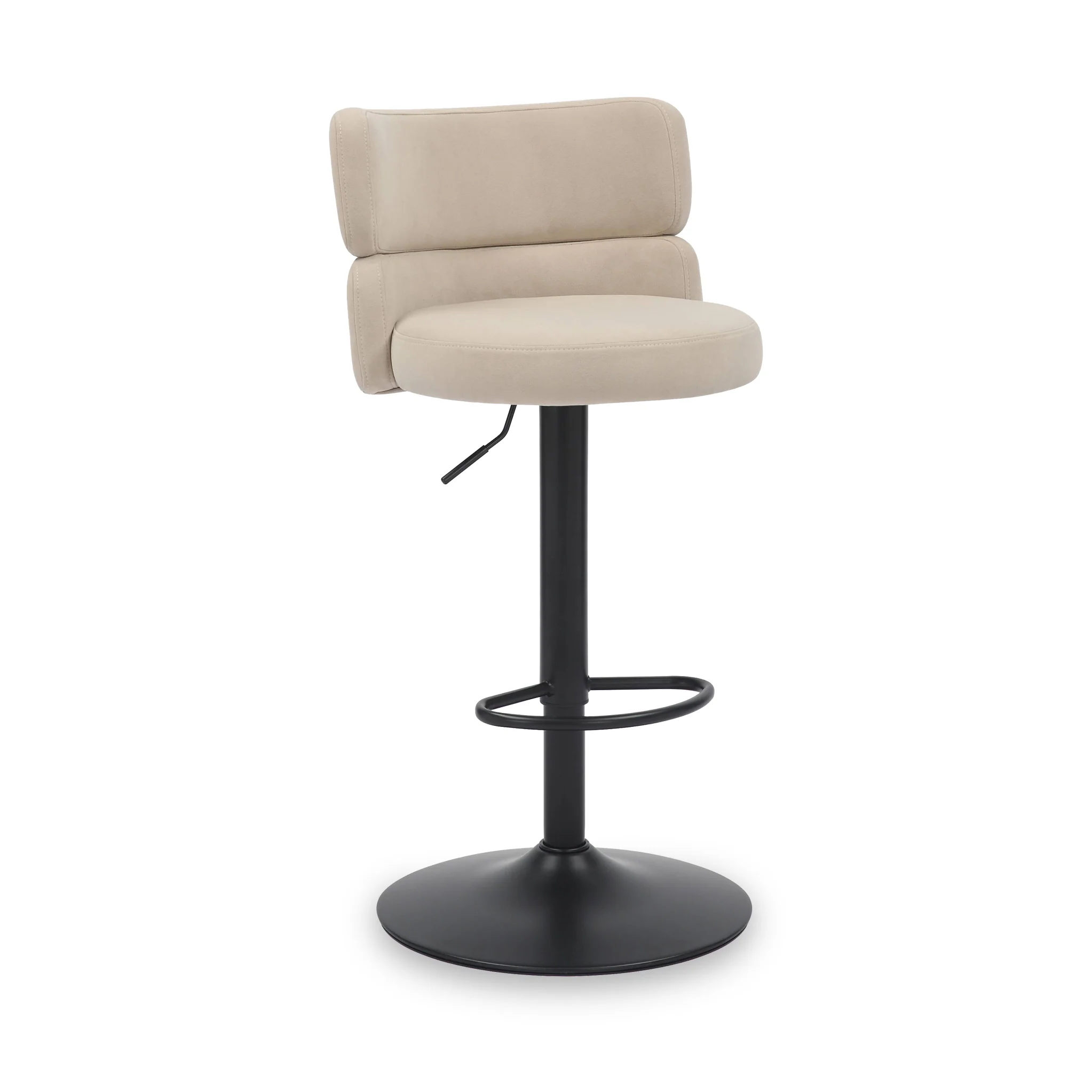 Clayden Brushed Velvet Bar Stool - Image 6