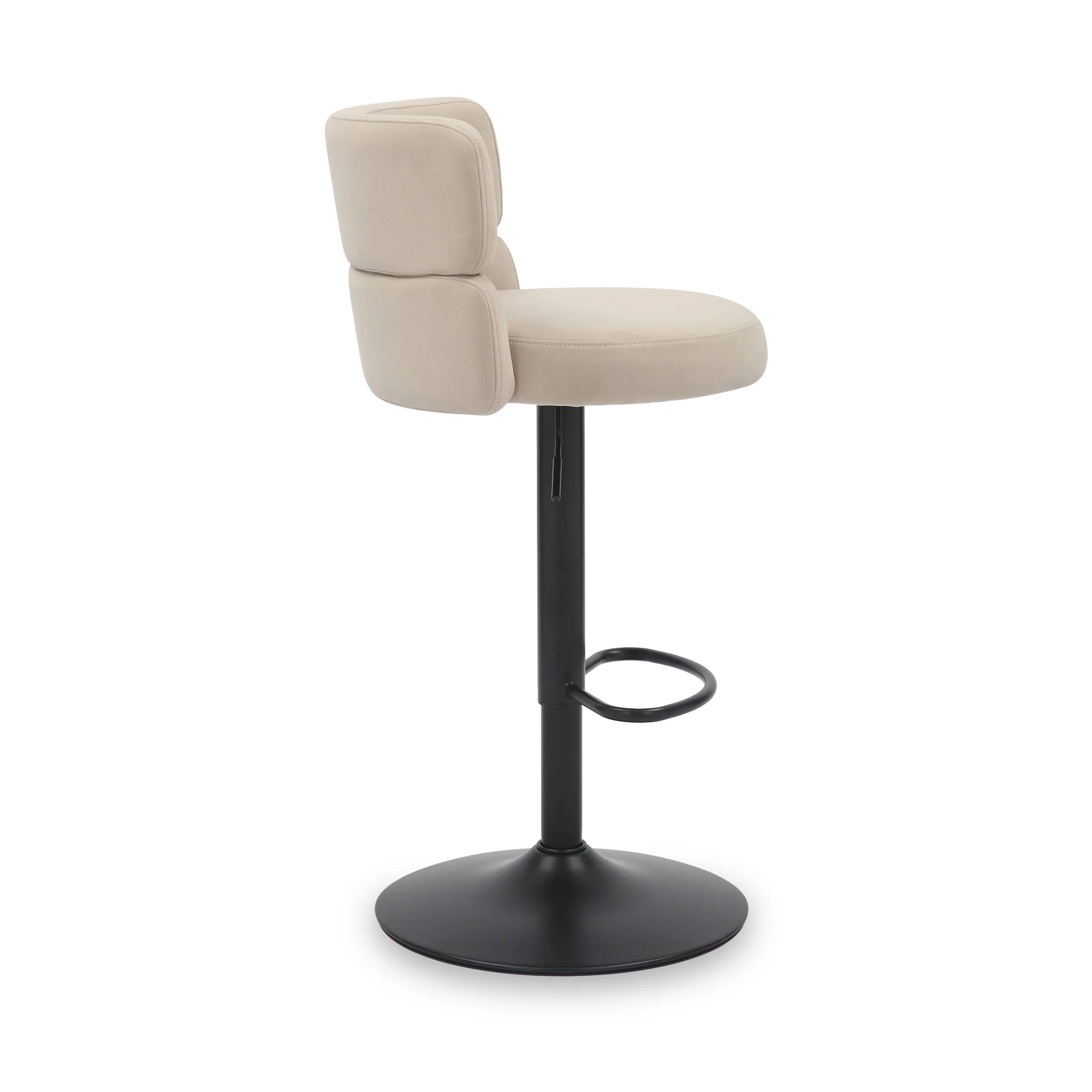 Clayden Brushed Velvet Bar Stool - Image 8