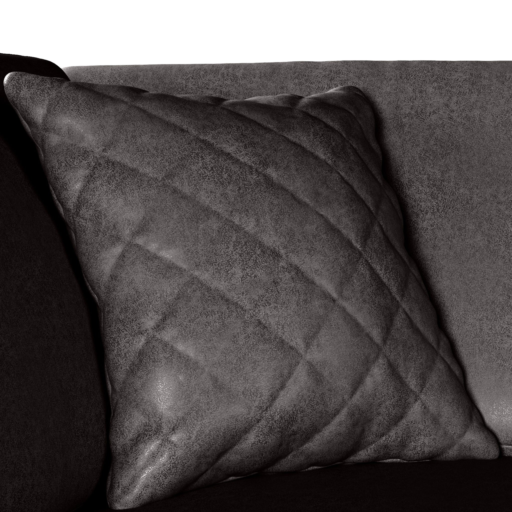 Colby Faux Leather Corner Sofa - Image 18