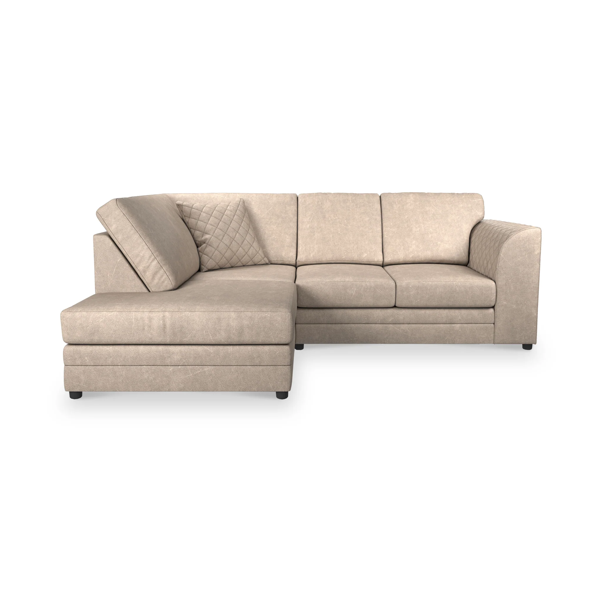Colby Faux Leather Corner Sofa - Image 21
