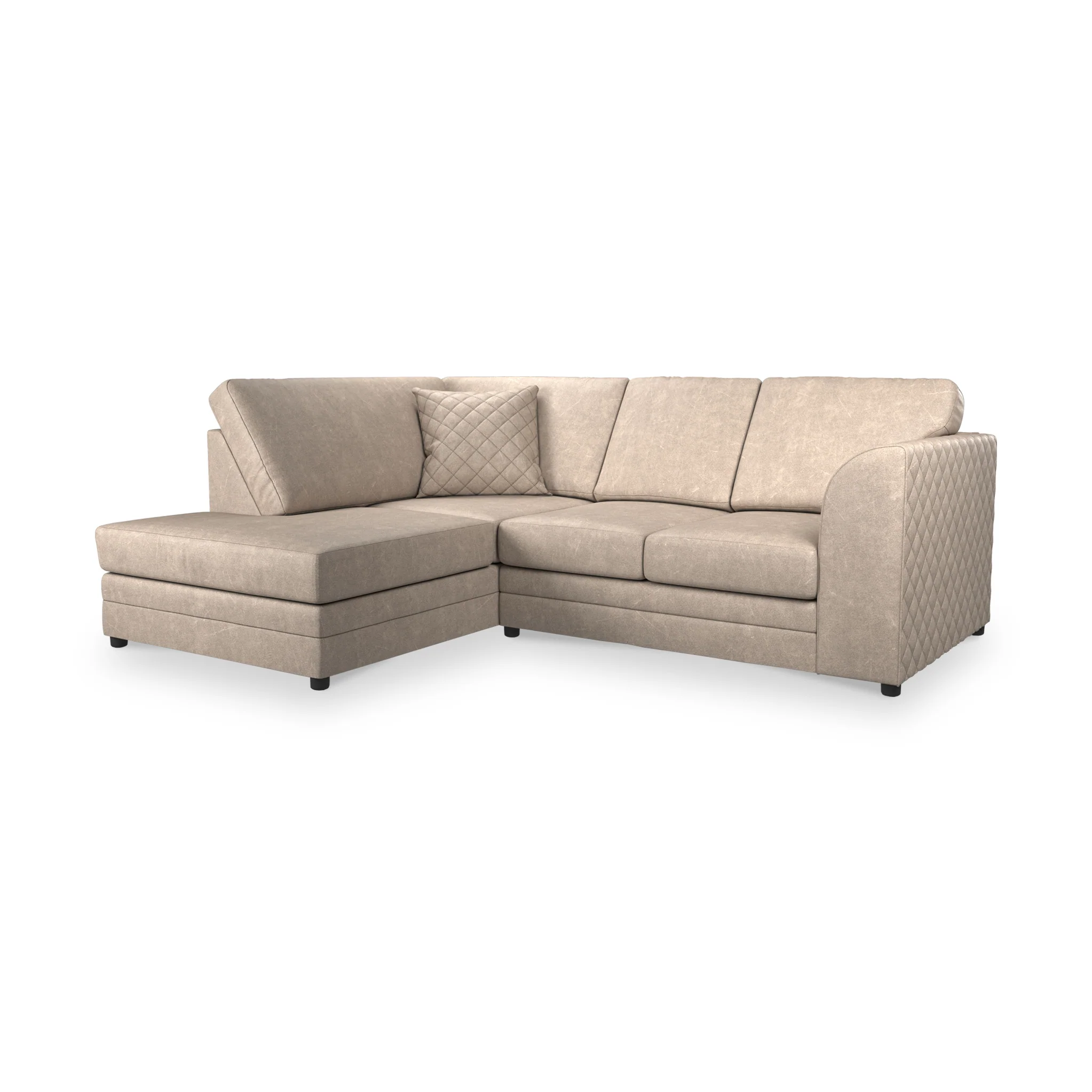 Colby Faux Leather Corner Sofa - Image 23