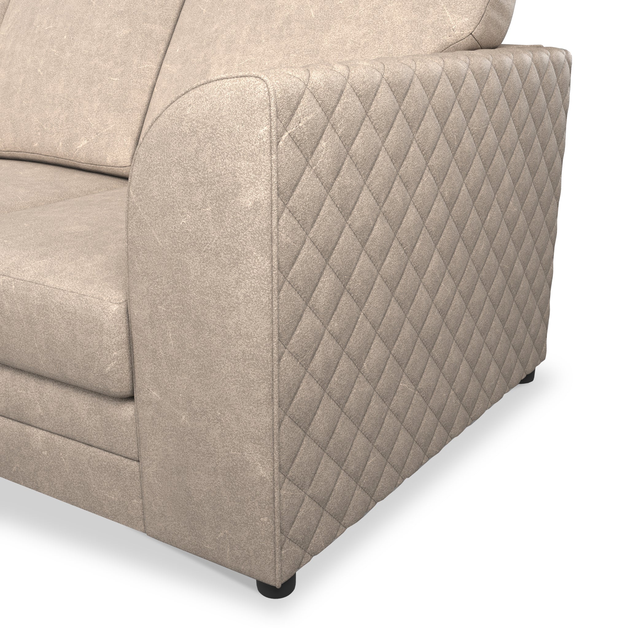 Colby Faux Leather Corner Sofa - Image 26