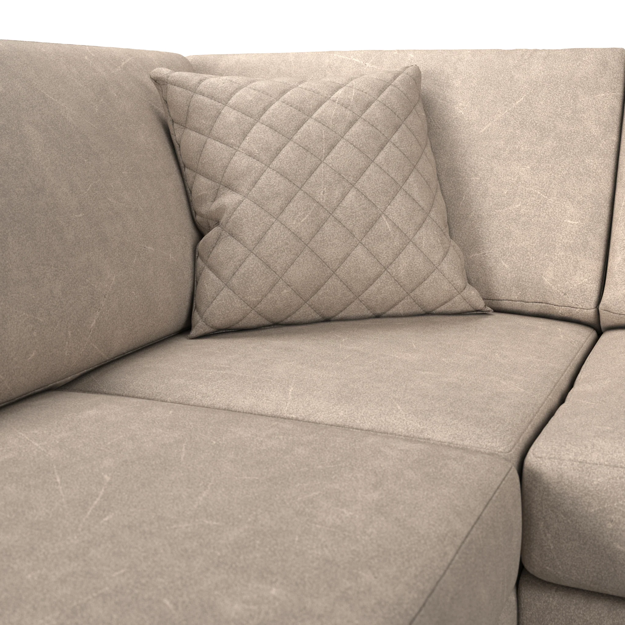 Colby Faux Leather Corner Sofa - Image 28